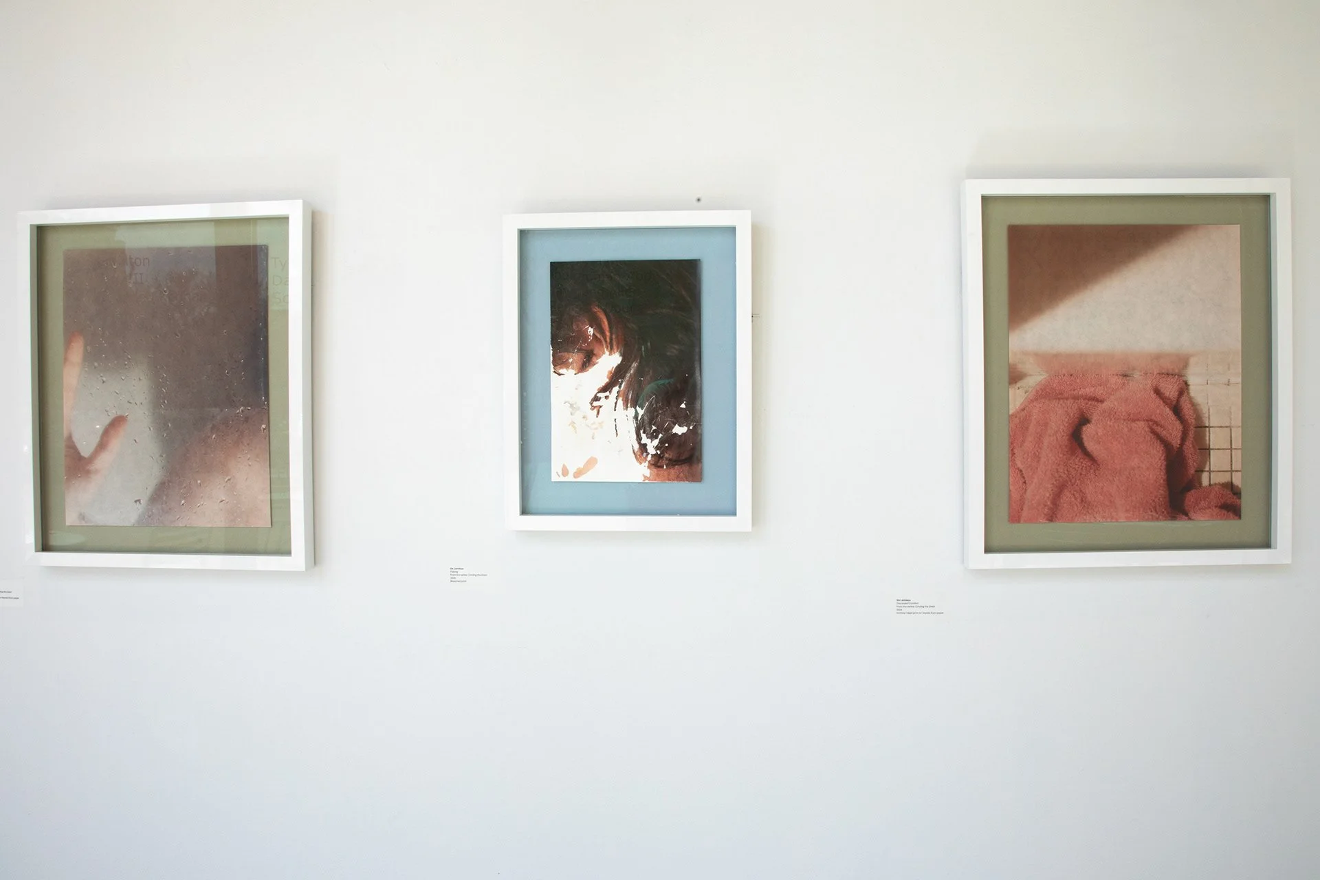 2 Hiromi Prints Surrounding 1 Bleach Print
