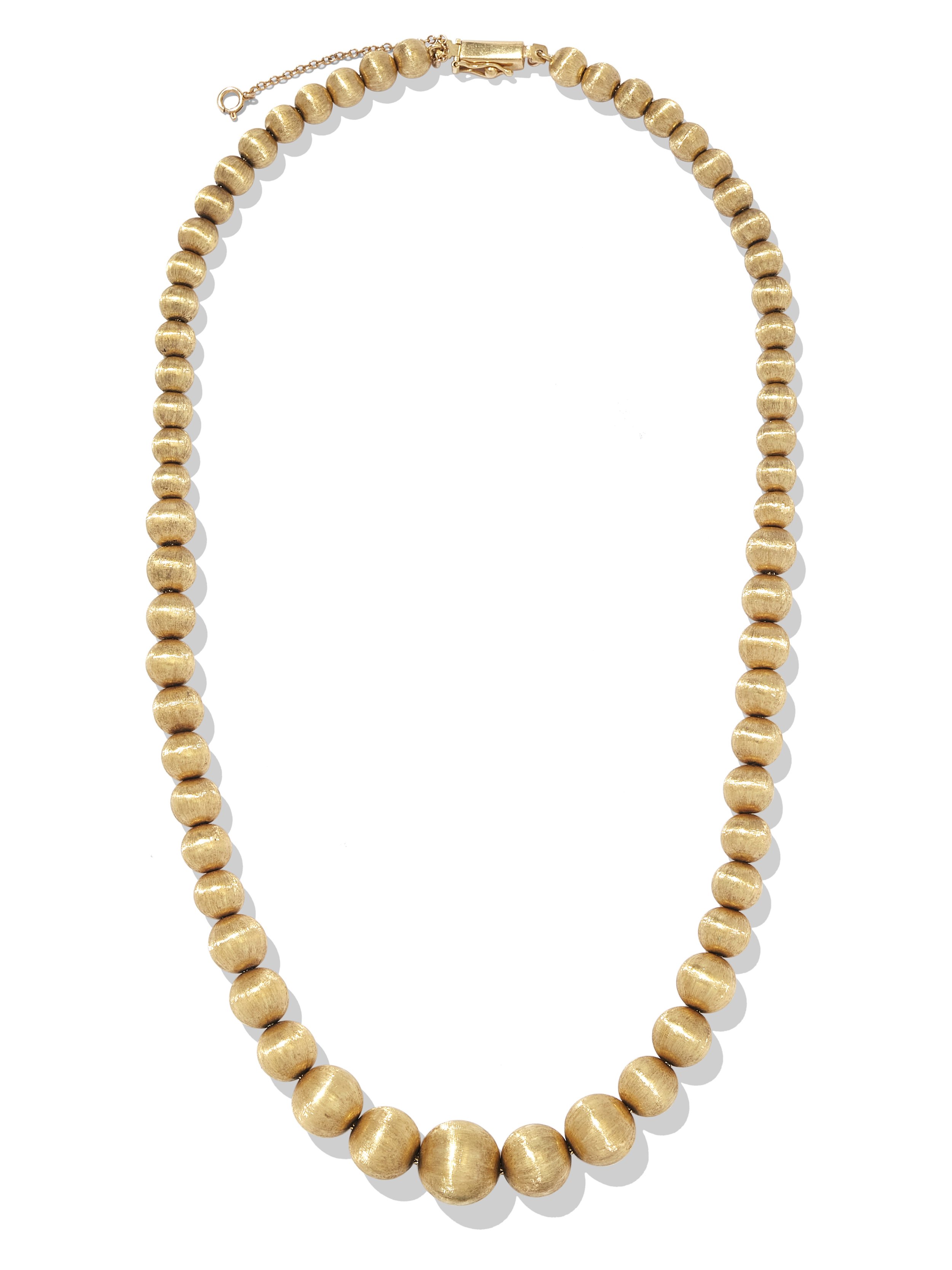 Brushed Orb Necklace