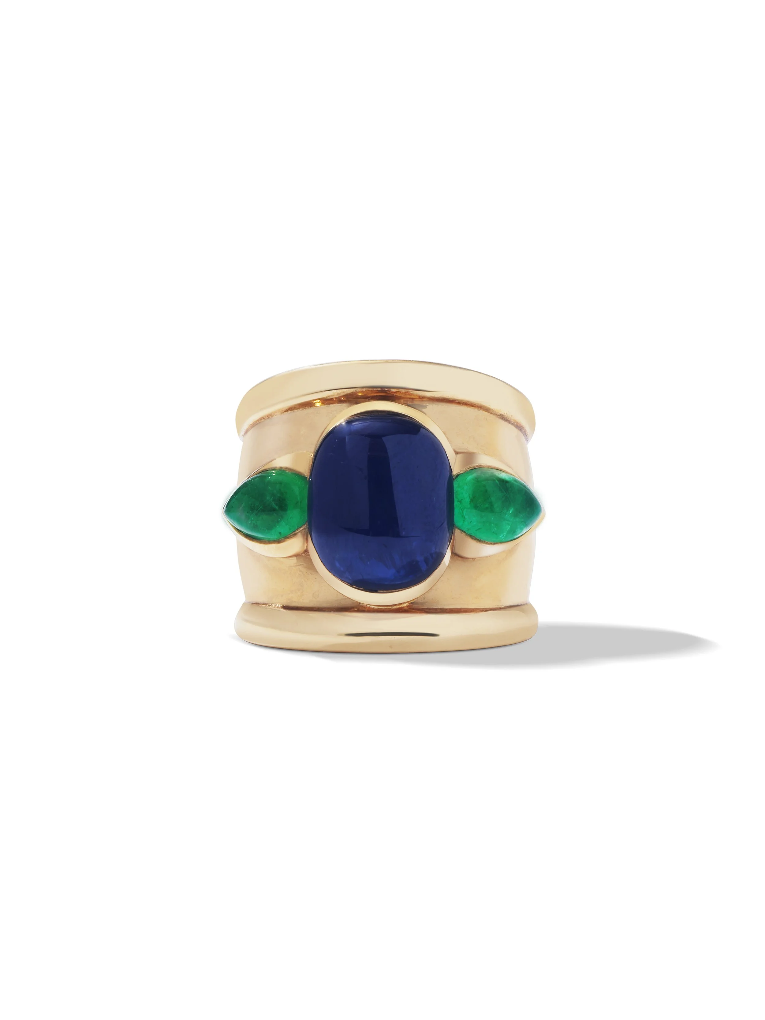Emerald and Sapphire Ring