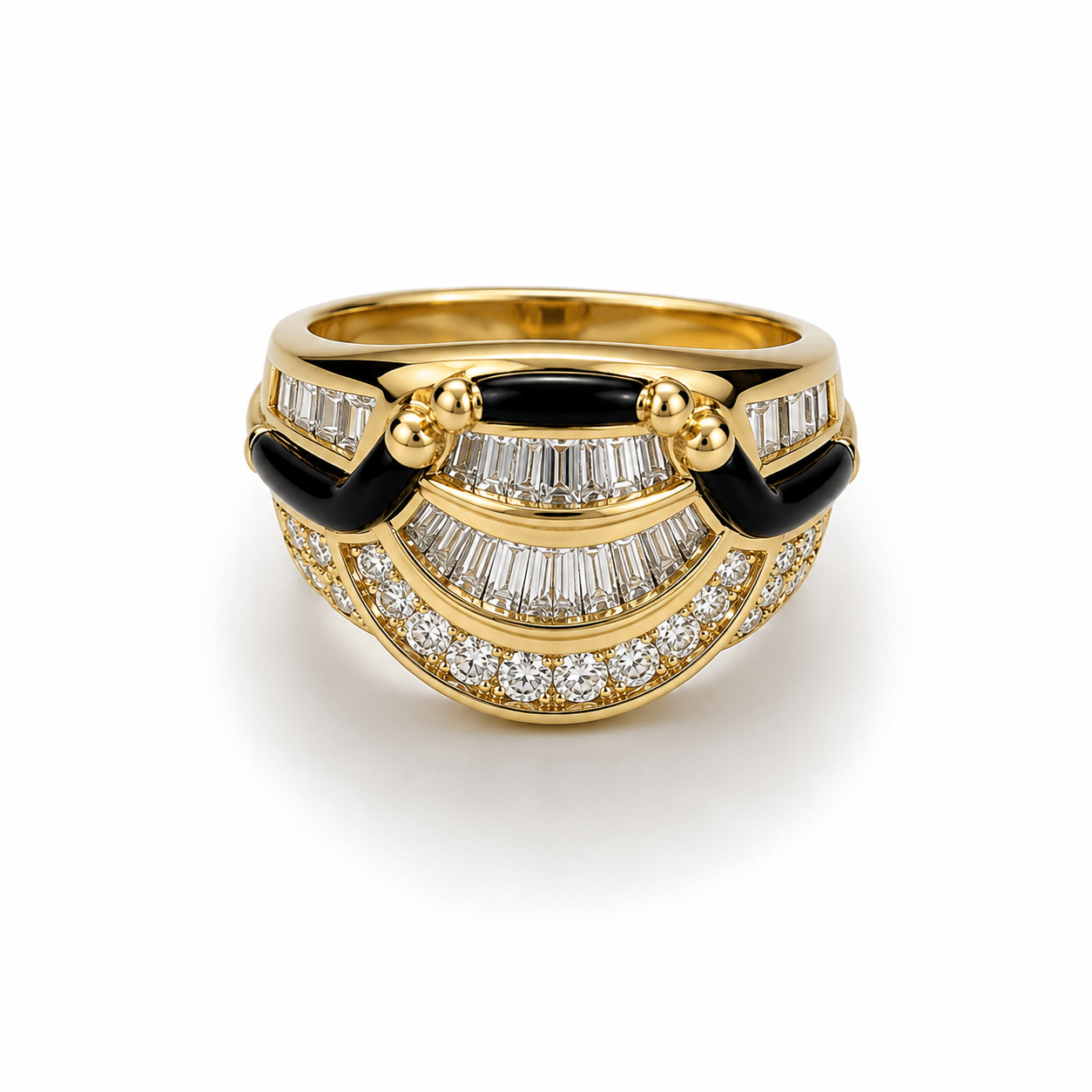 Crystal Veil Ring