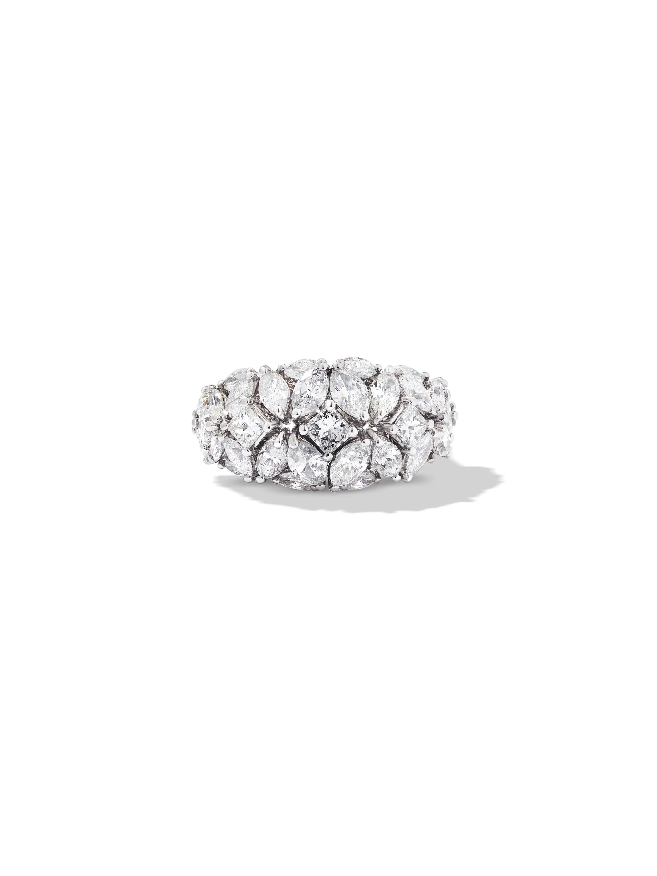 Diamond Marquis Bouquet Ring