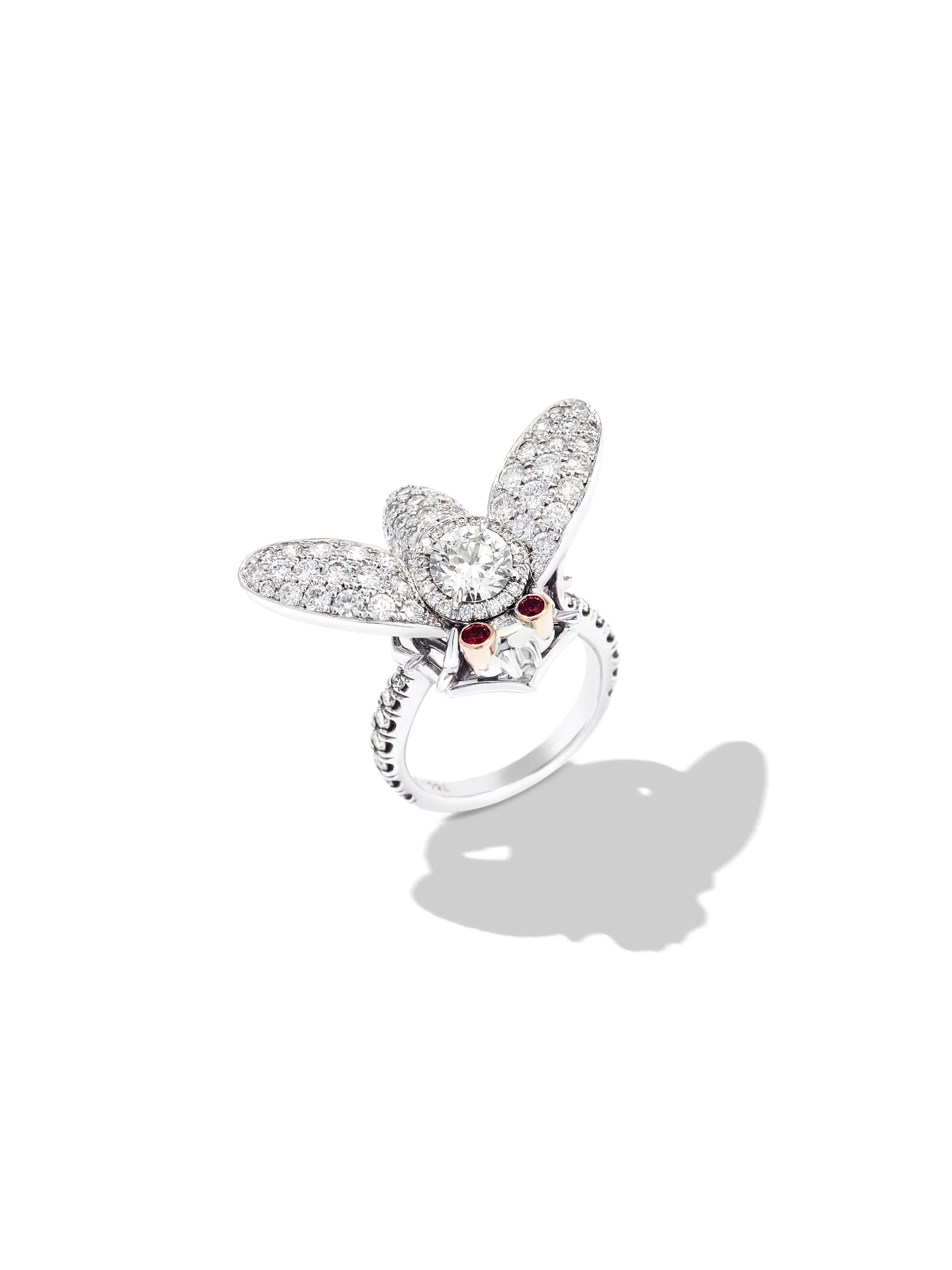 Diamond Bee Ring