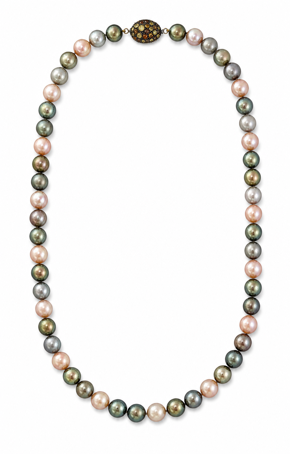 Multi-color Pearl Necklace