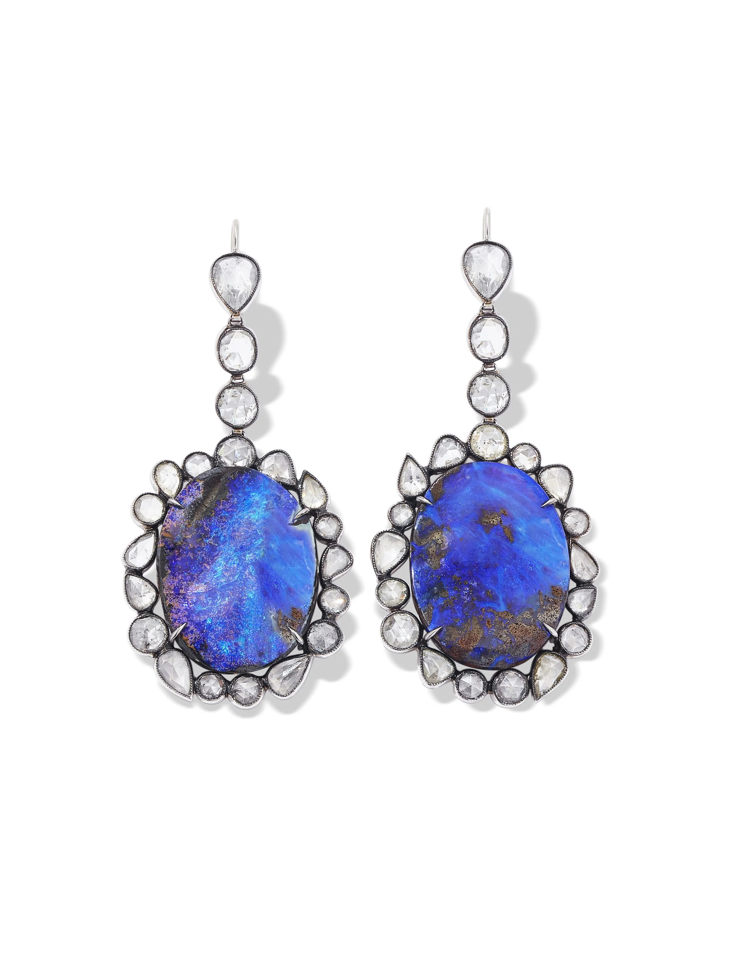 Blue Gem Earring