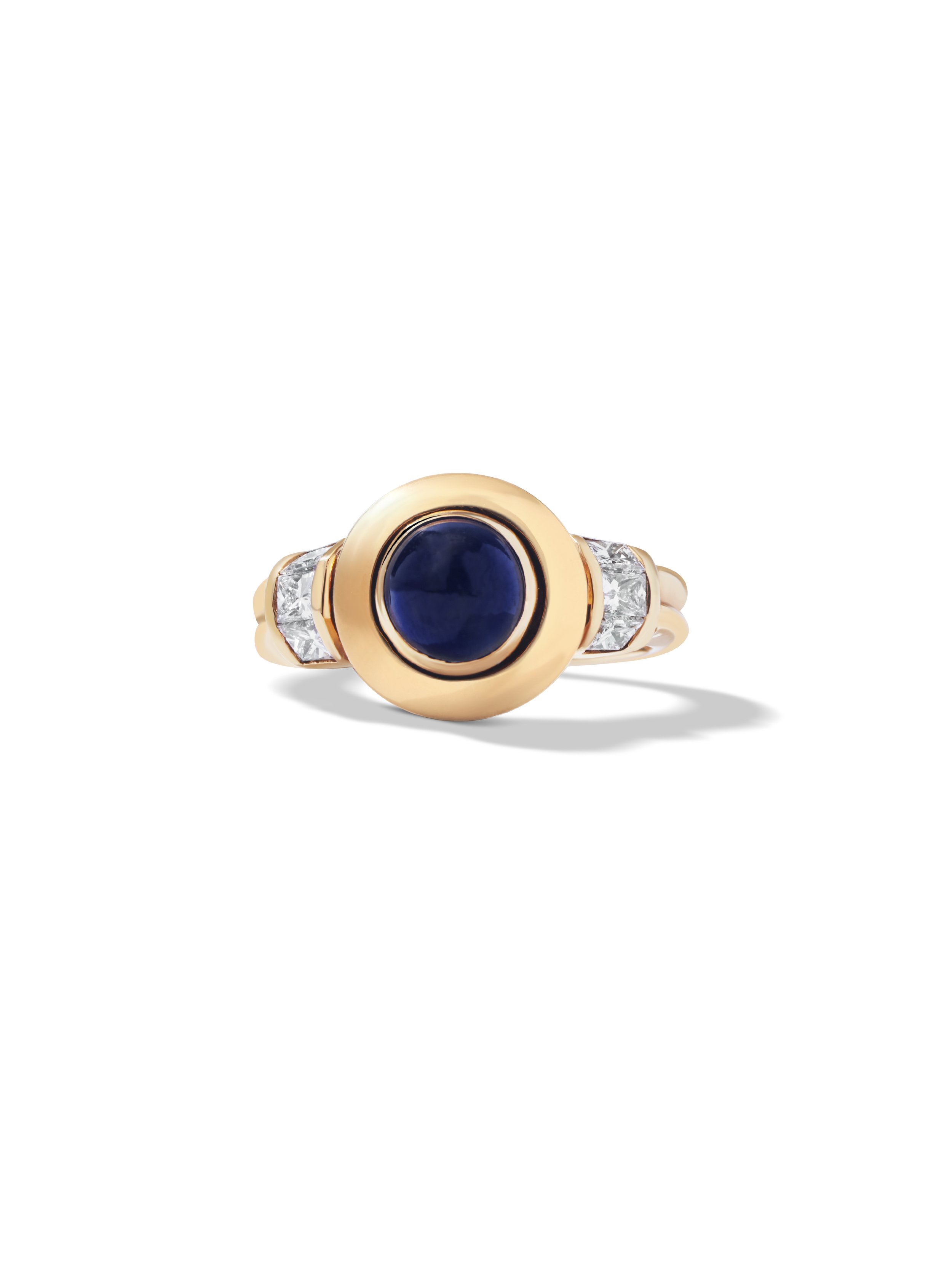 Diamond and Sapphire Gold Ring