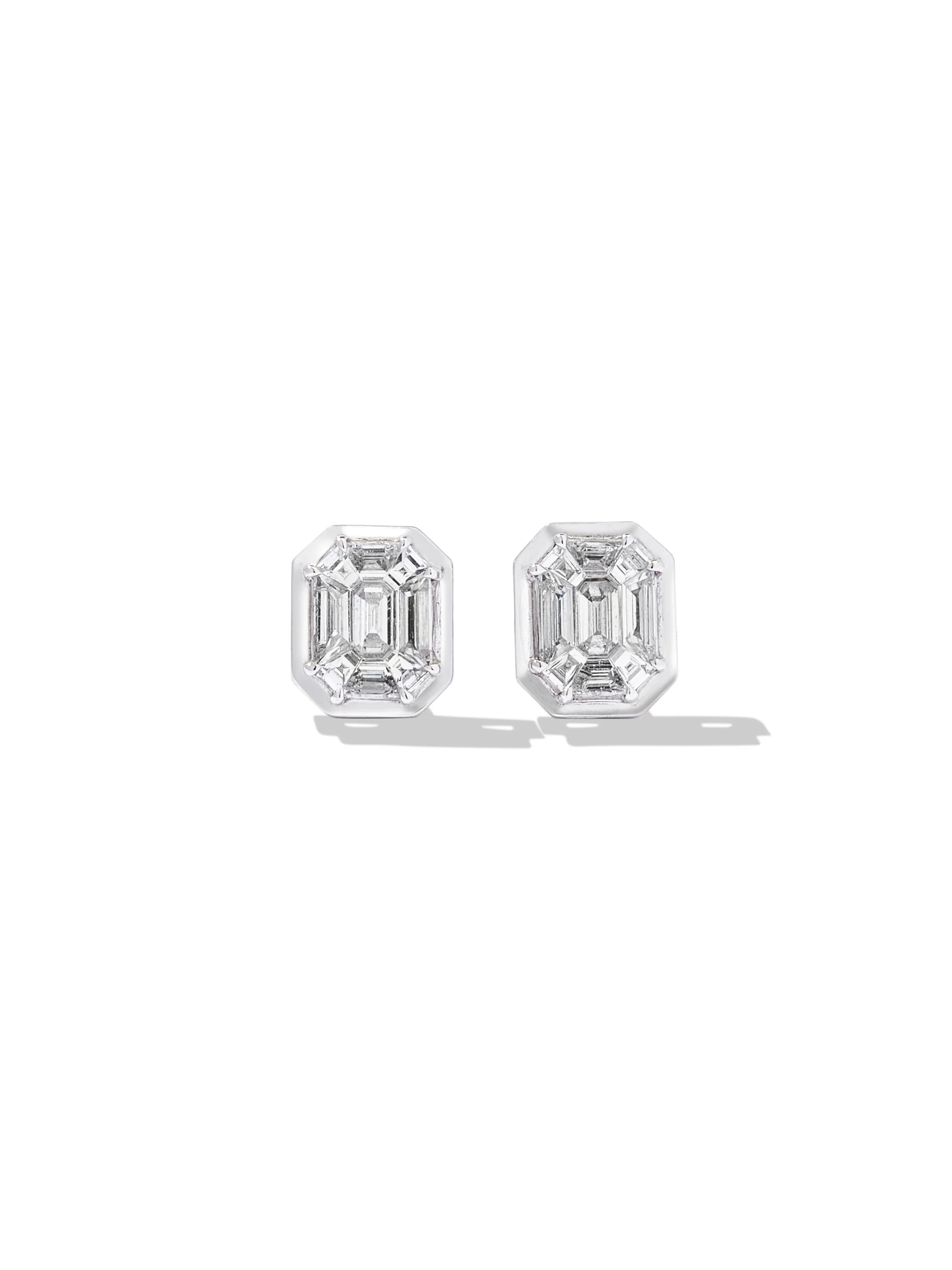 Invisible Diamond Studs