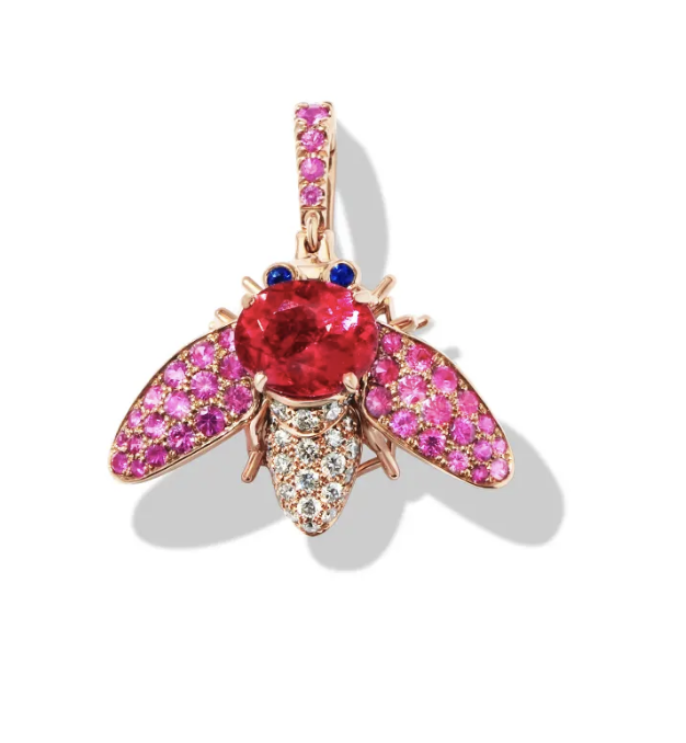 Tourmaline and Sapphire Bee