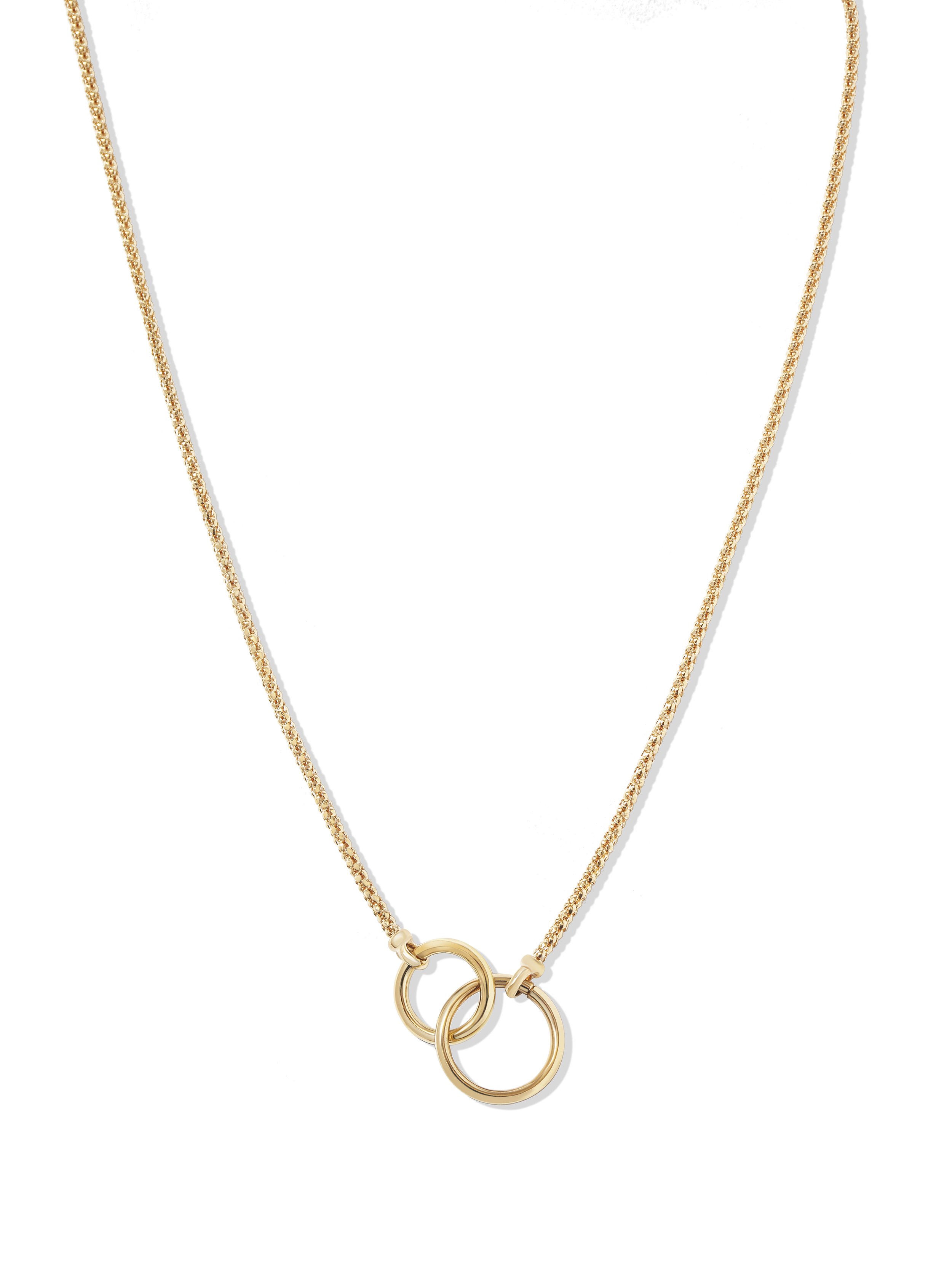 Double Loop Linked Necklace