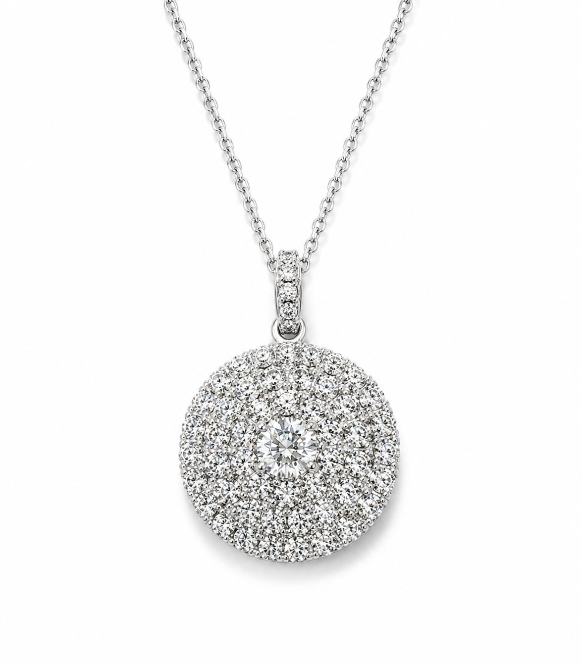 Platinum Diamond Pendant