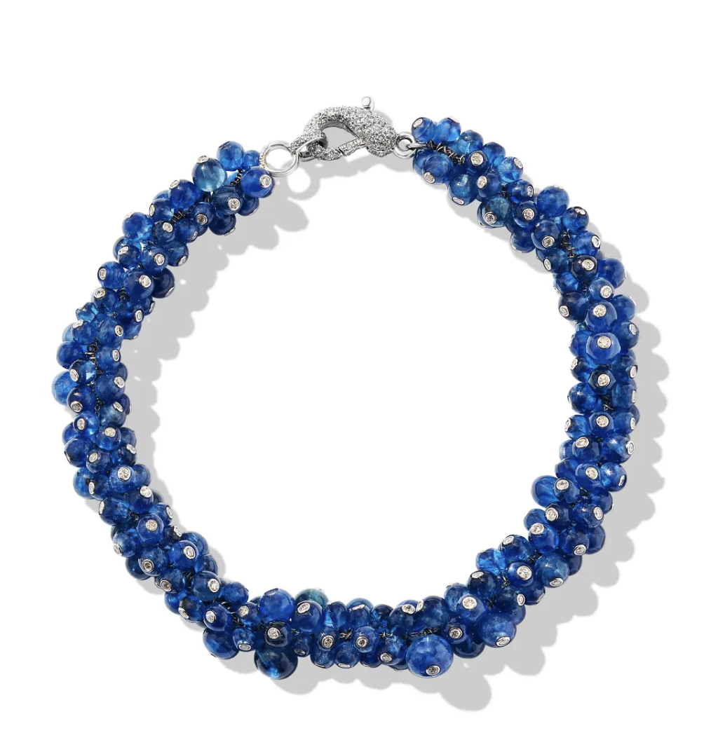 Blueberry Beaded Bracelet