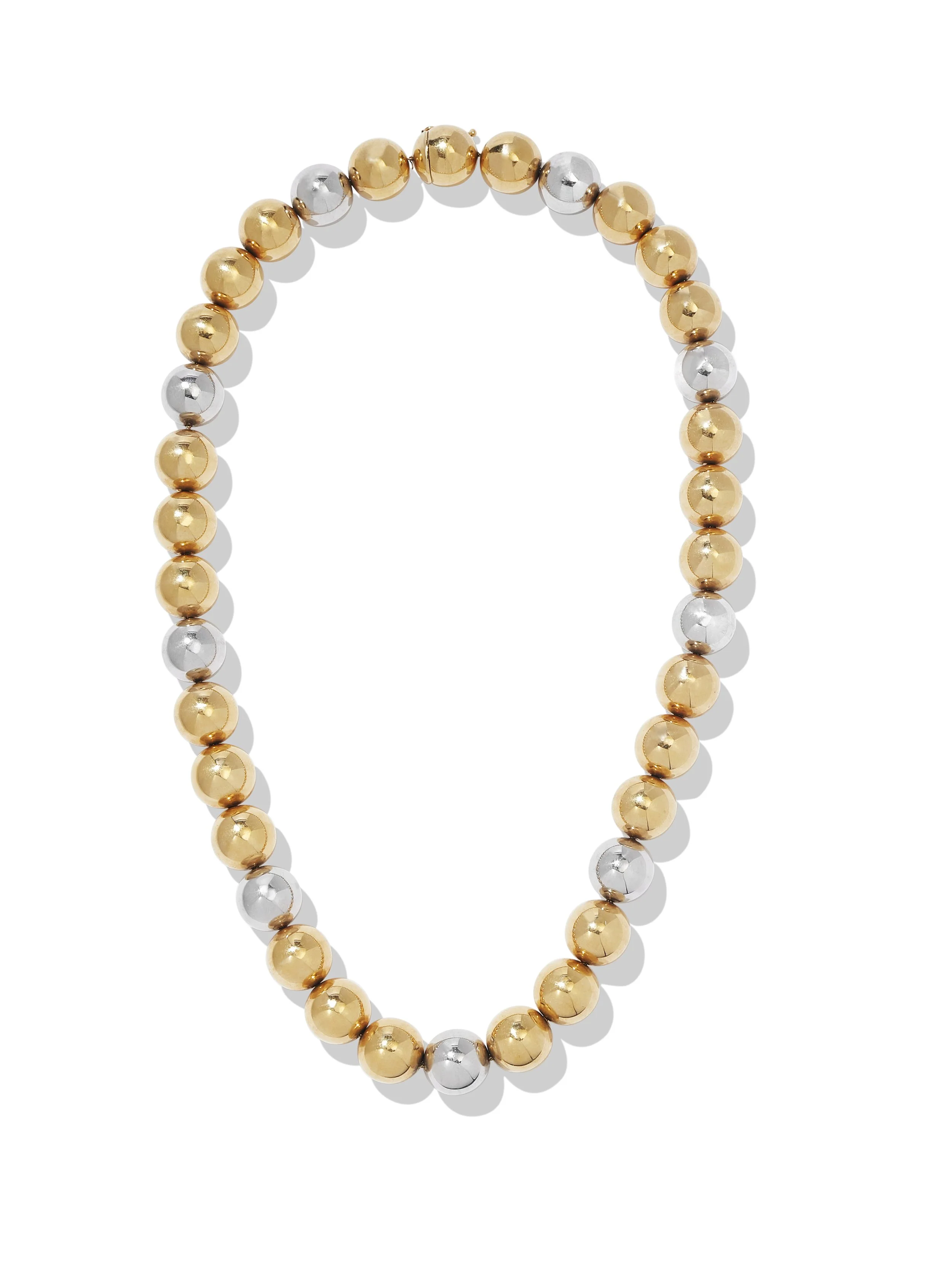 Medium Gold Sphere Necklace
