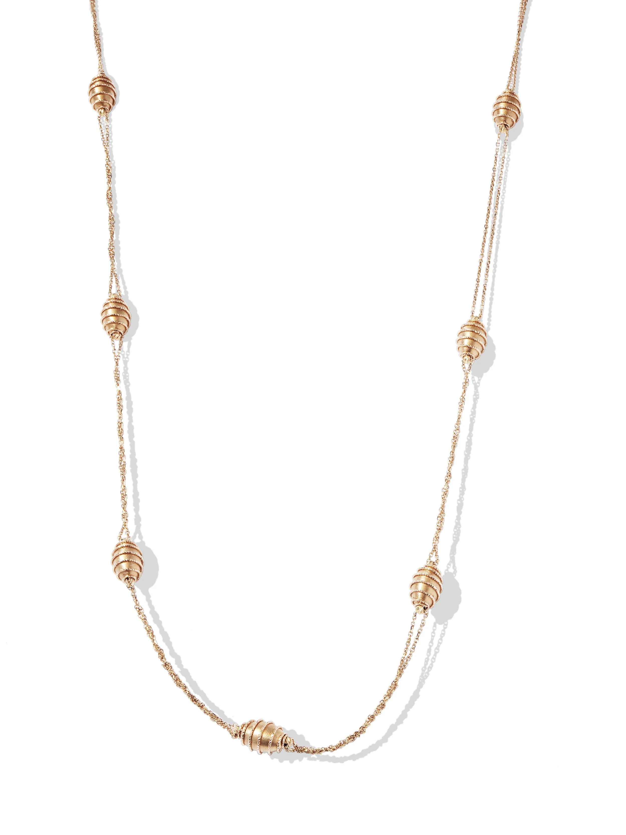 The Gold Beaded Necklace