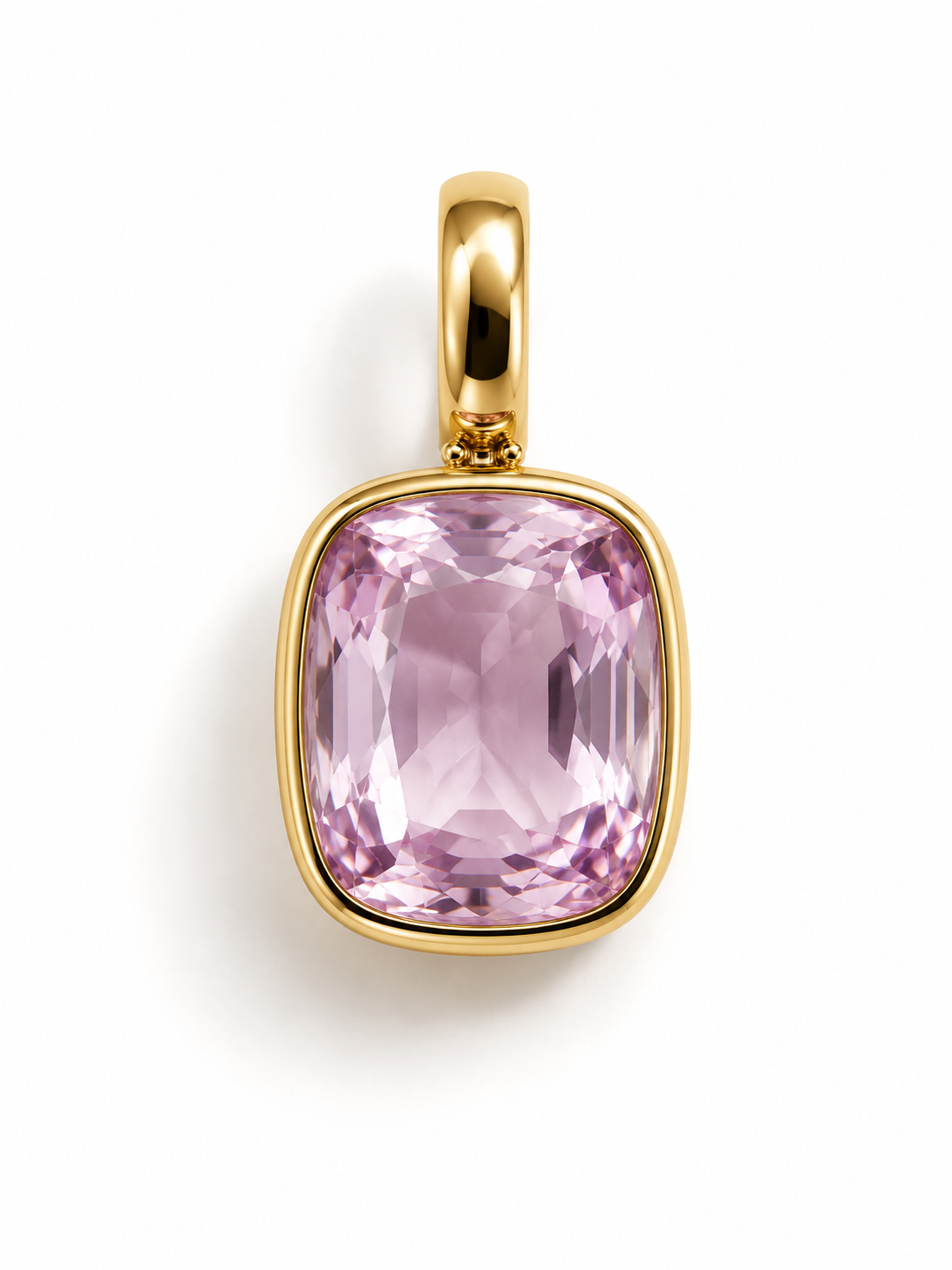 Cushion Cut Kunzite Charm (14)
