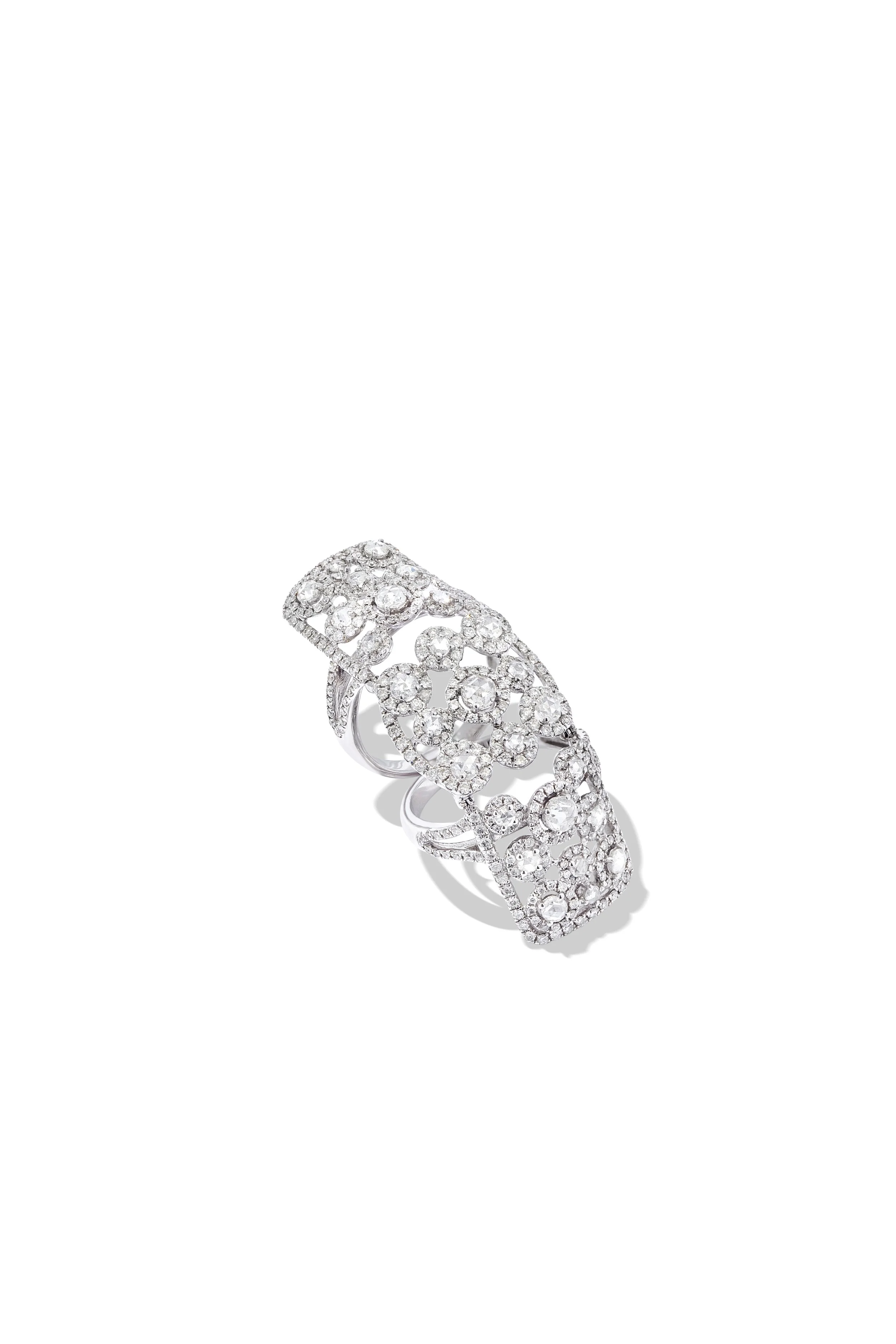 Diamond Knuckle Ring