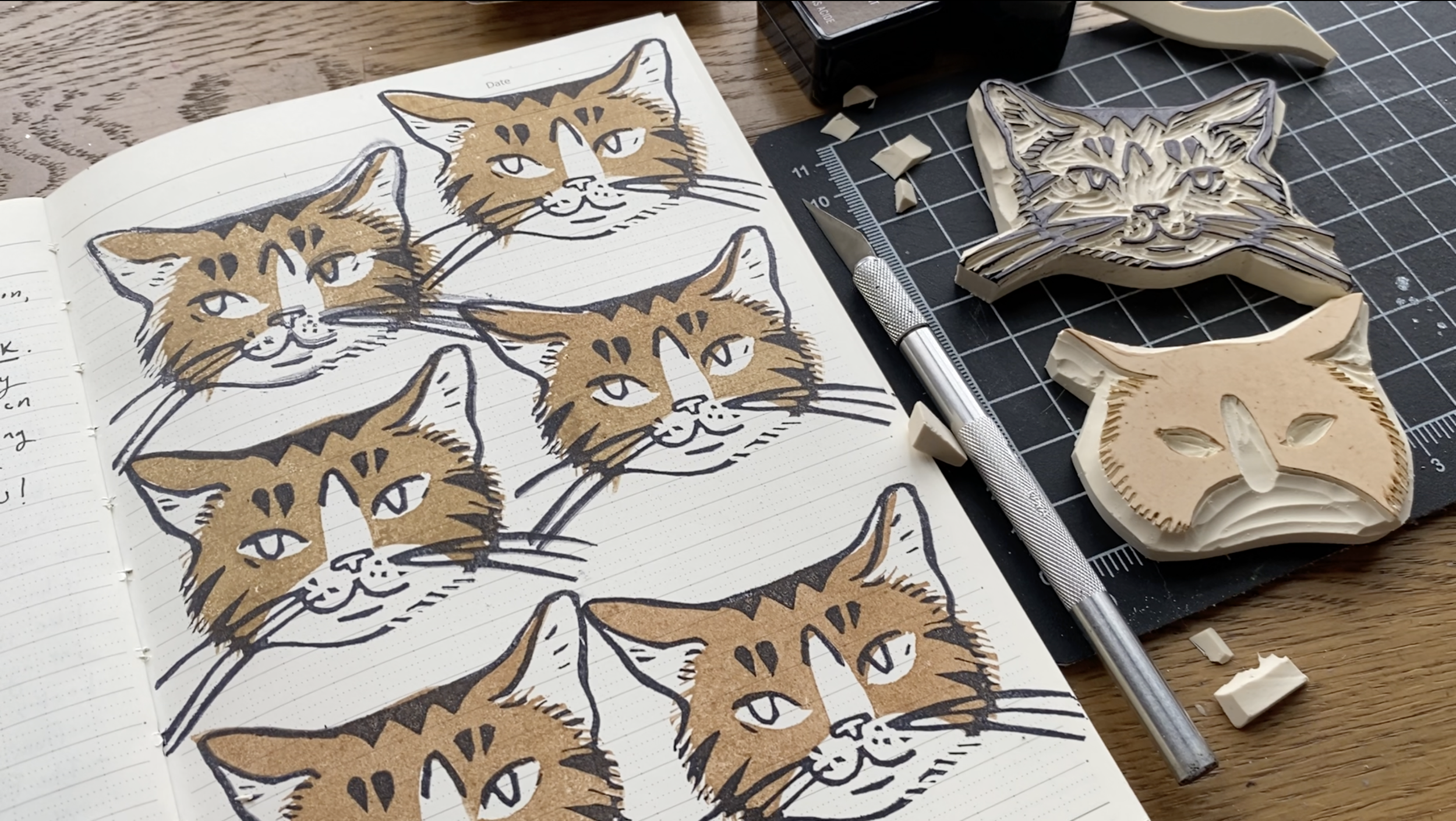 The Printmaker's Kitten