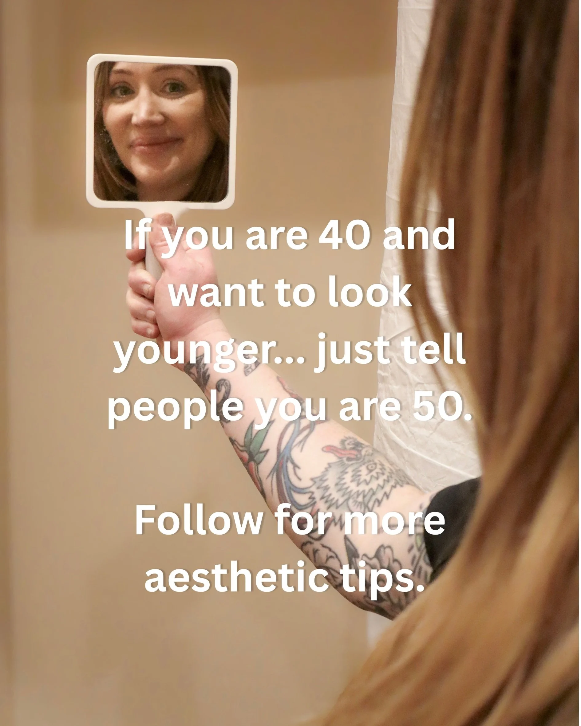 😂 Jokes aside&hellip; aging well starts with the basics.

SPF every day. Retinol to support cell turnover + collagen. Botox for wrinkles. Filler to restore lost volume. Microchanneling to stimulate collagen.

But the real priorities? Protect your sk