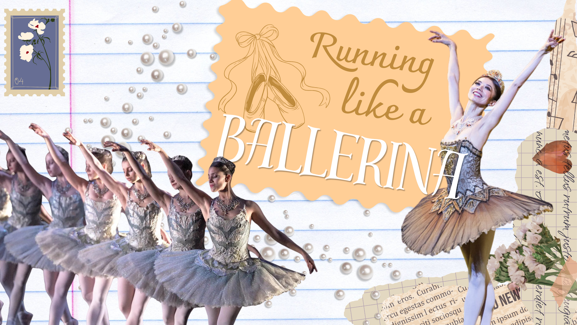 running like a ballerina