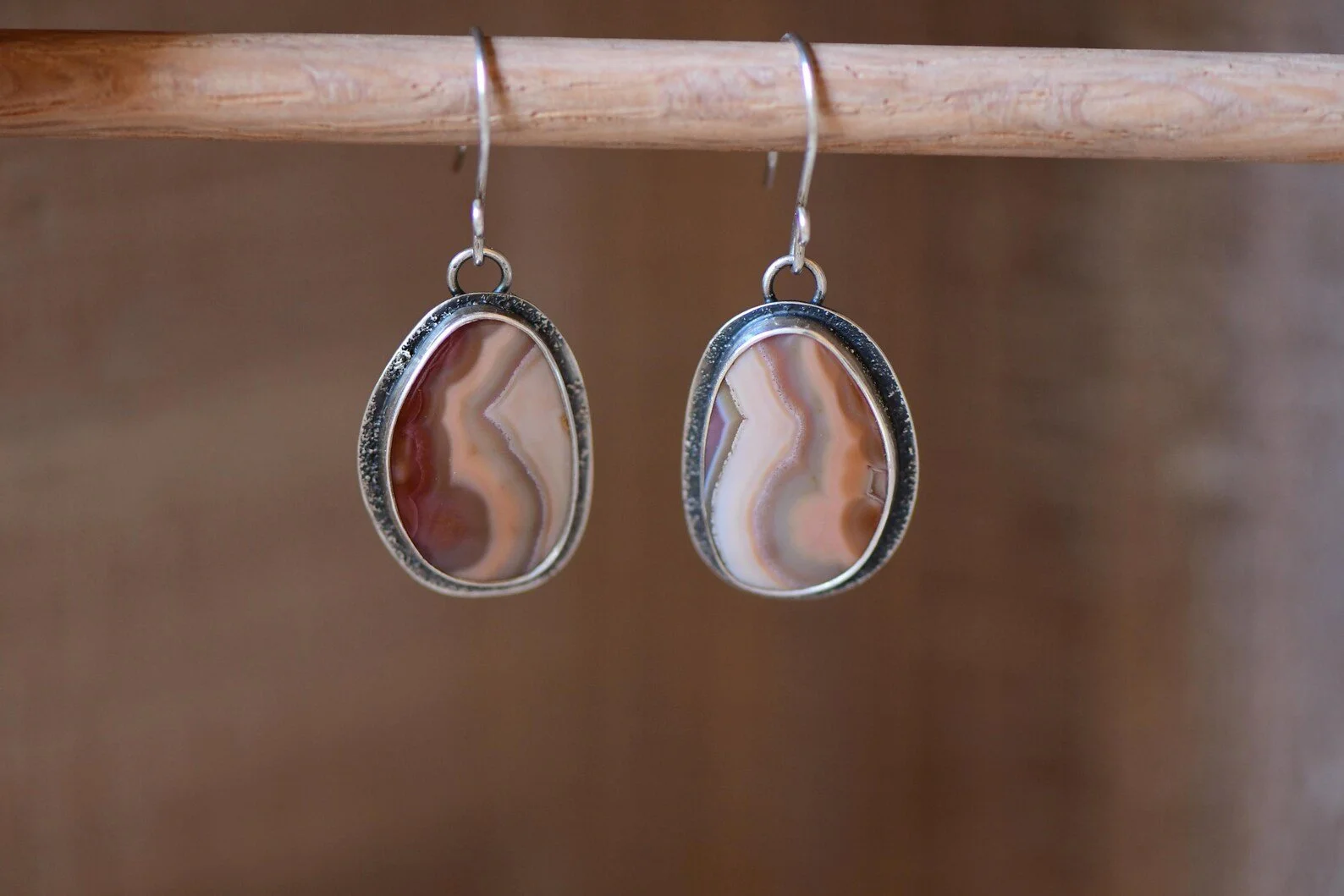 Moctezuma Agate Earrings