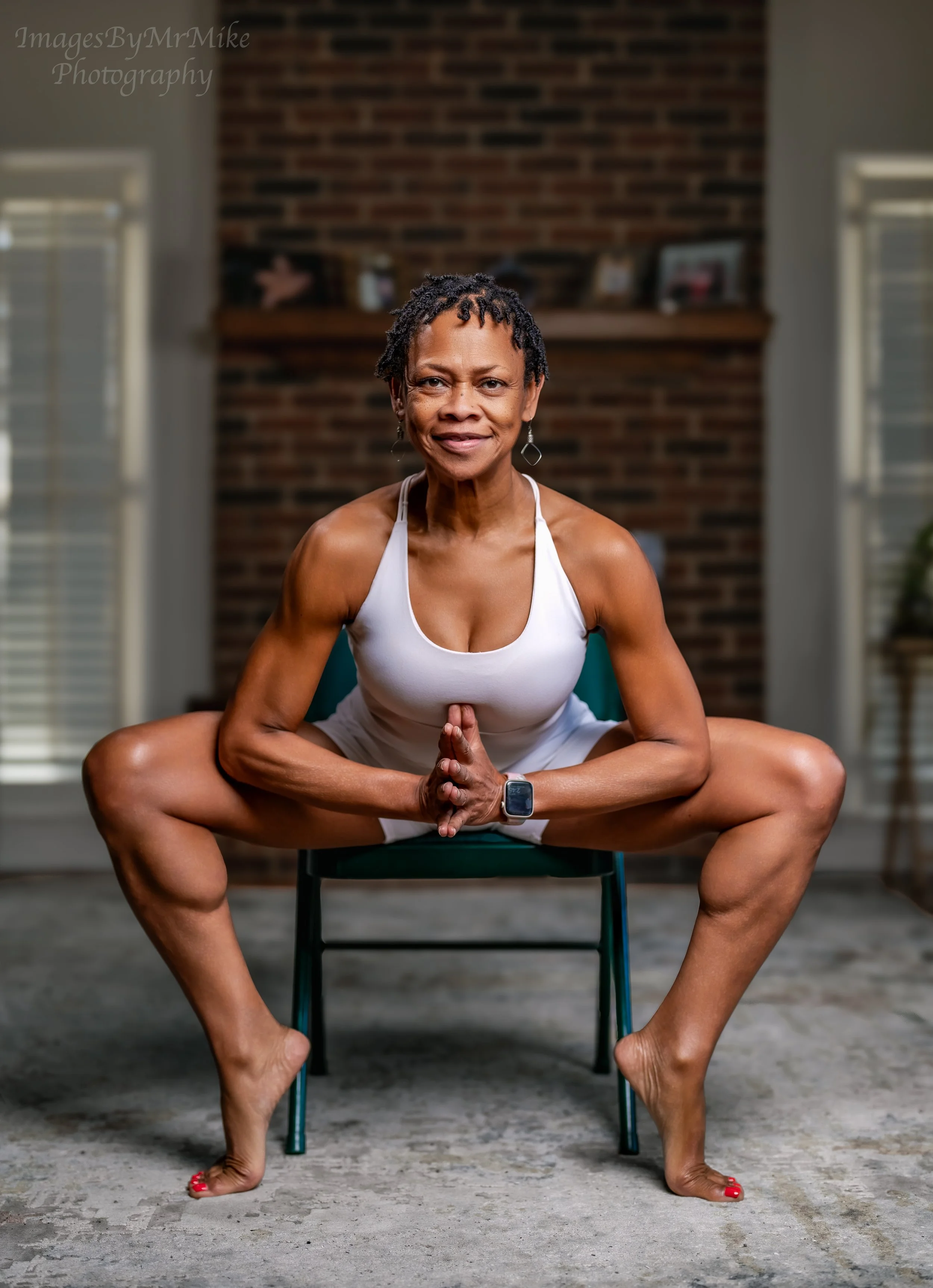 Chair Yoga Squat (Malasana)