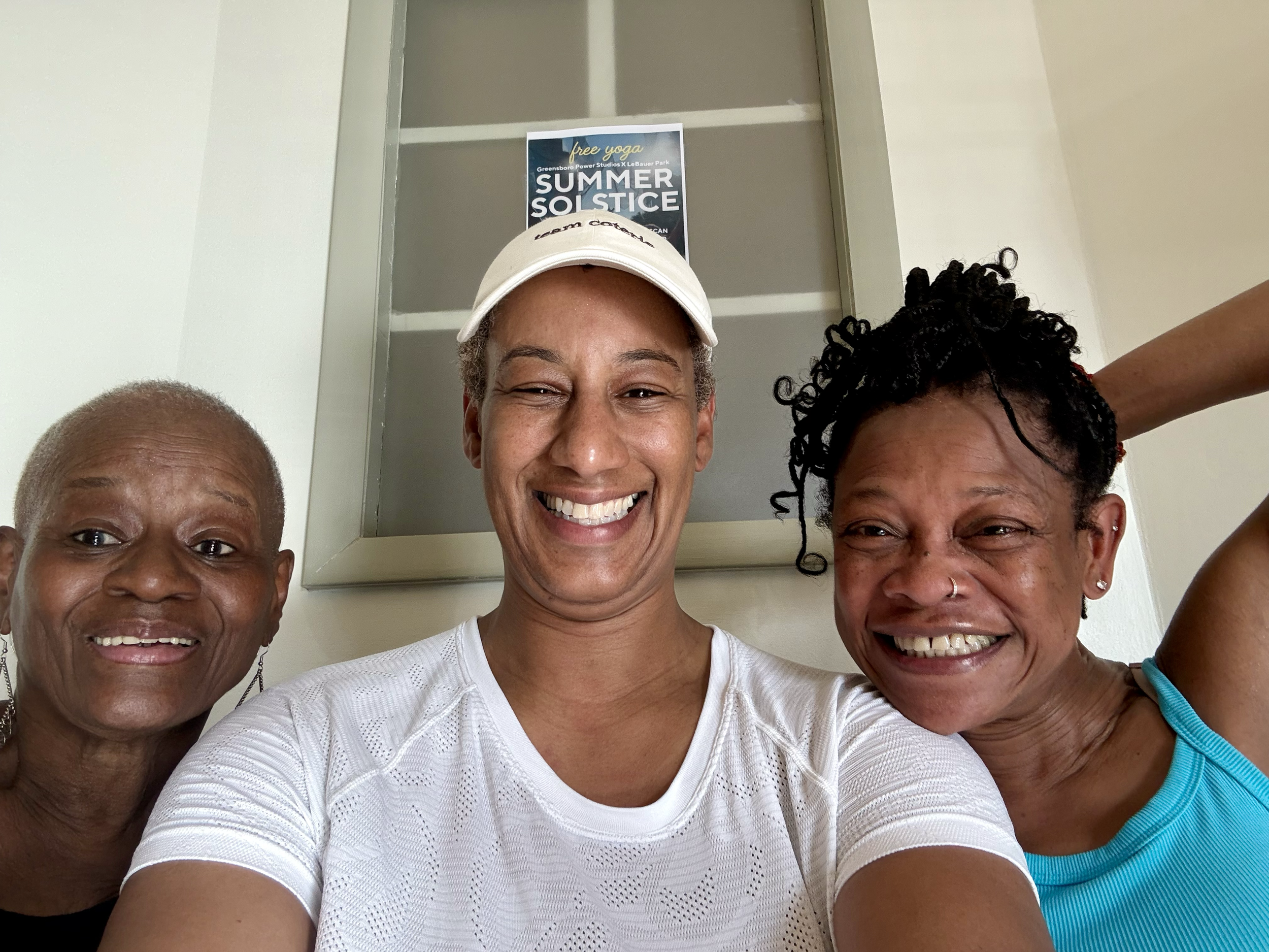 After Hot Yoga at Greensboro Power Yoga