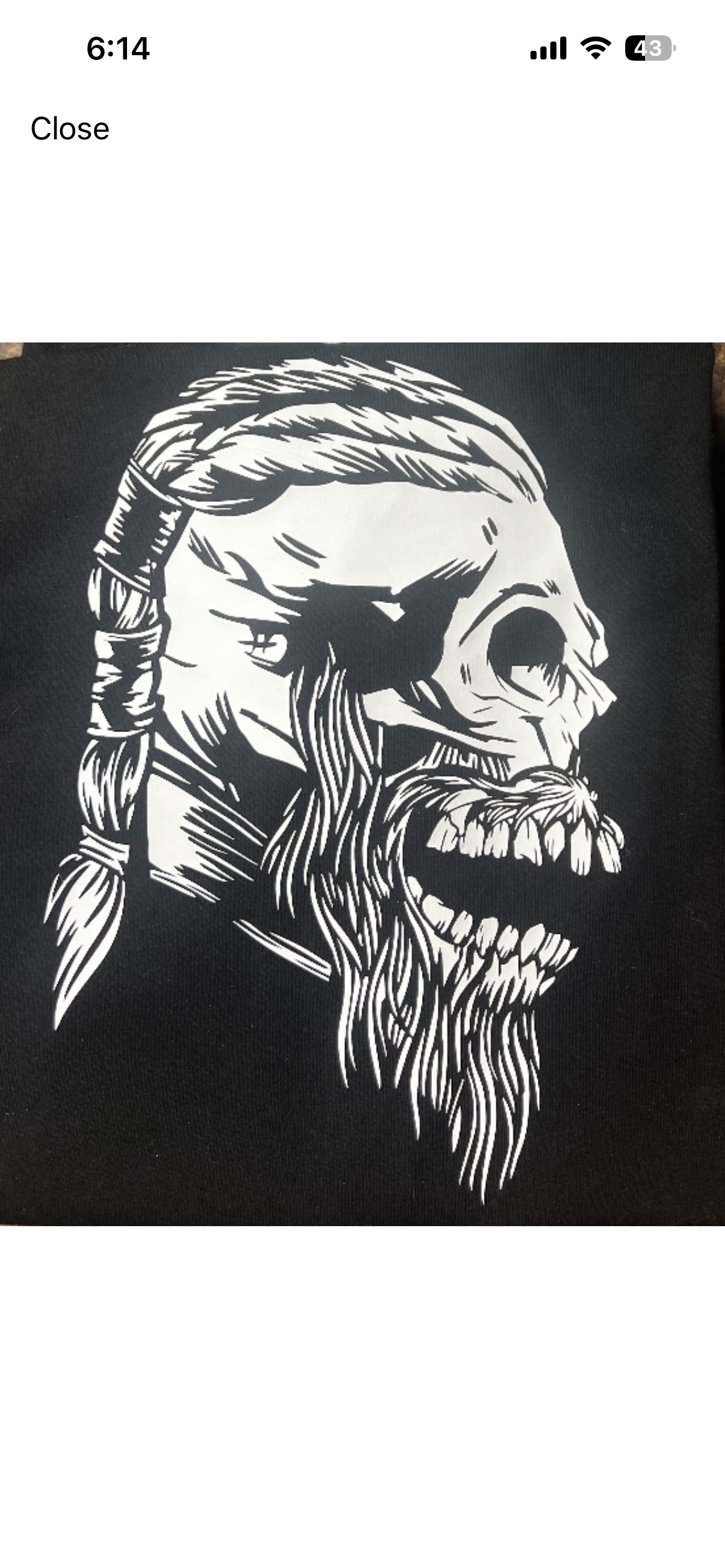 Skeletal warrior Tshirt