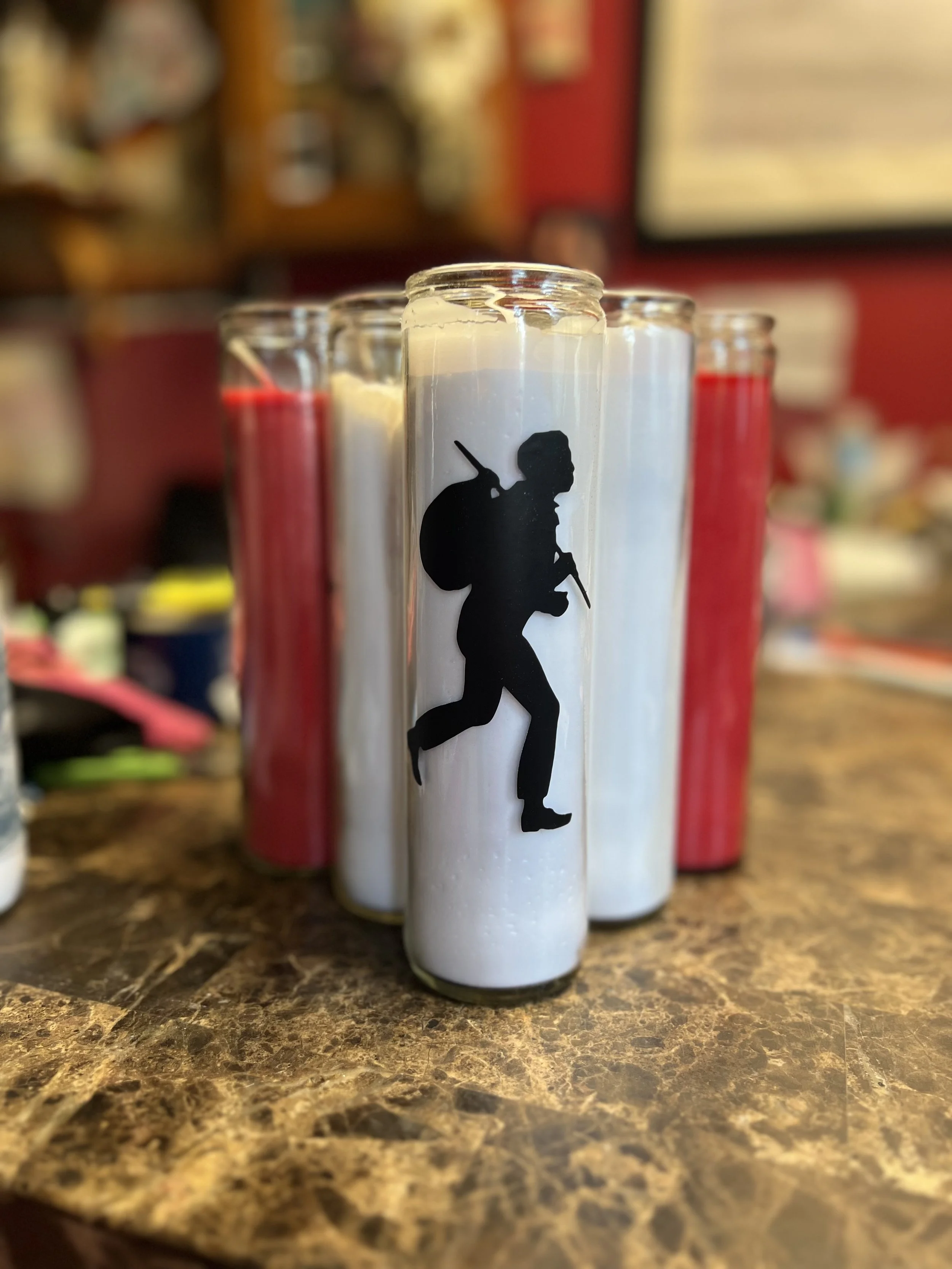 Freedom Seekers (RAS) Glass Altar Candle