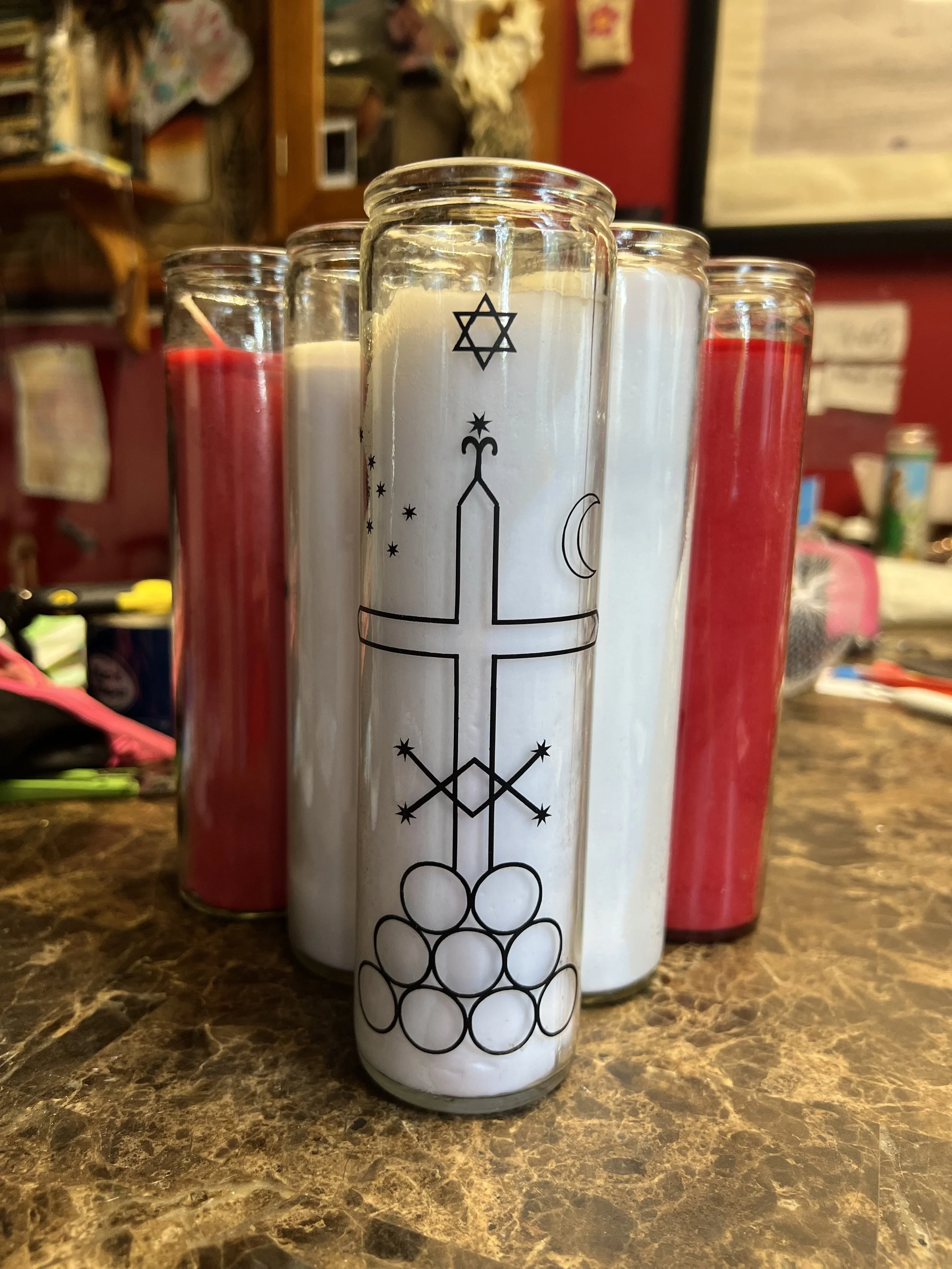 U.G.R.R. Glass Altar Candle