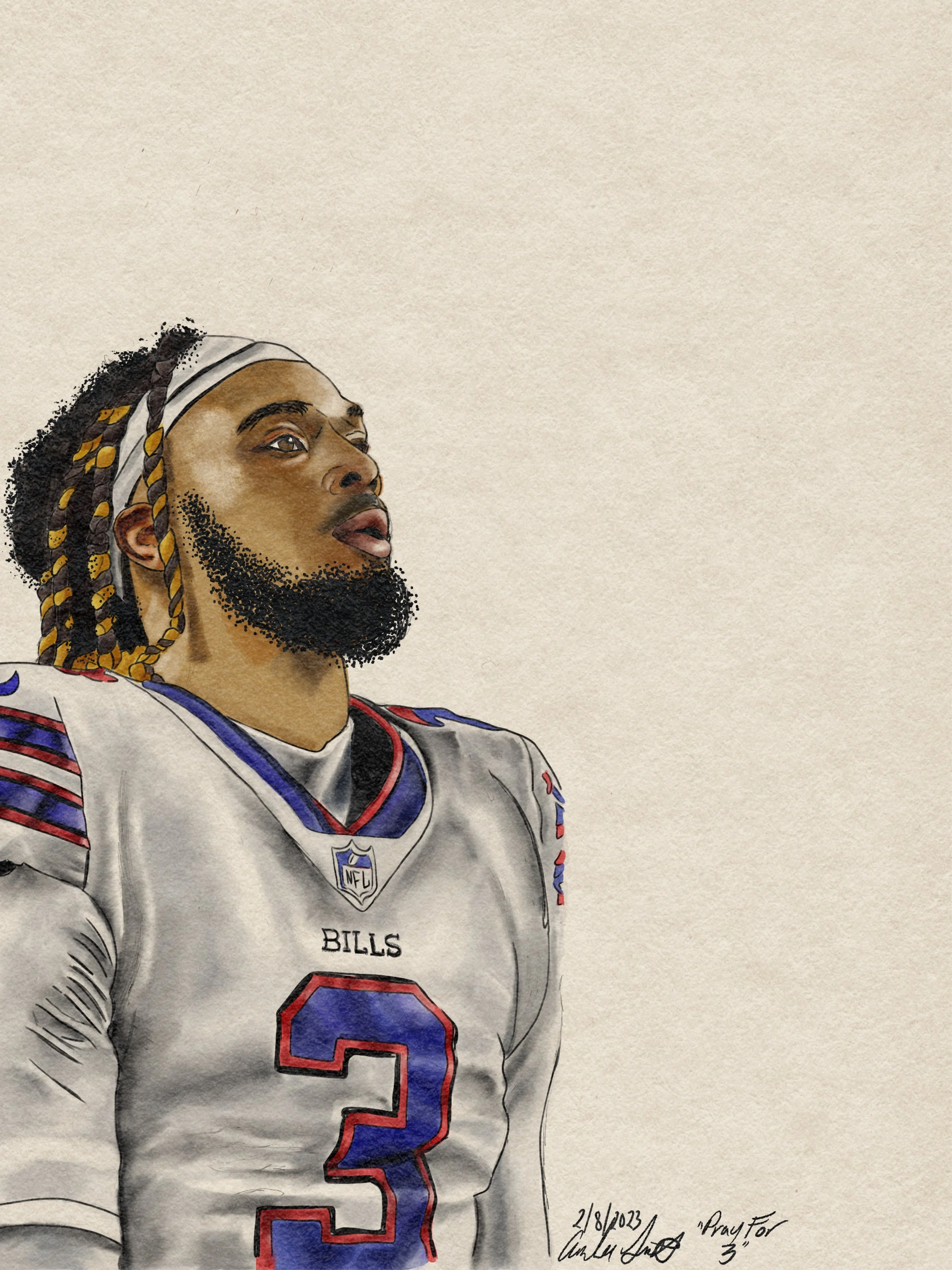 Damar Hamlin || Buffalo Bills || 2023