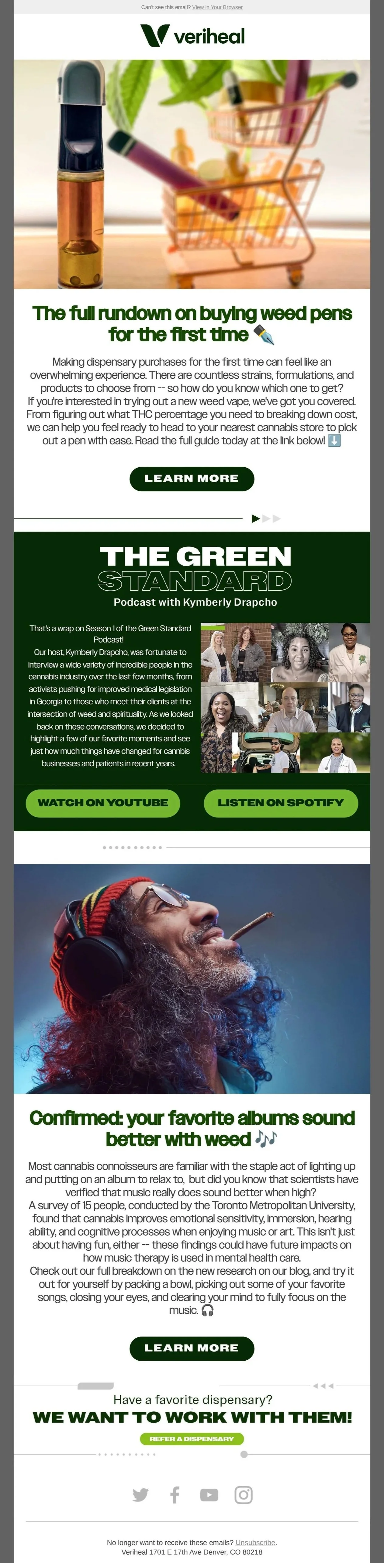 Veriheal Email Newsletter 