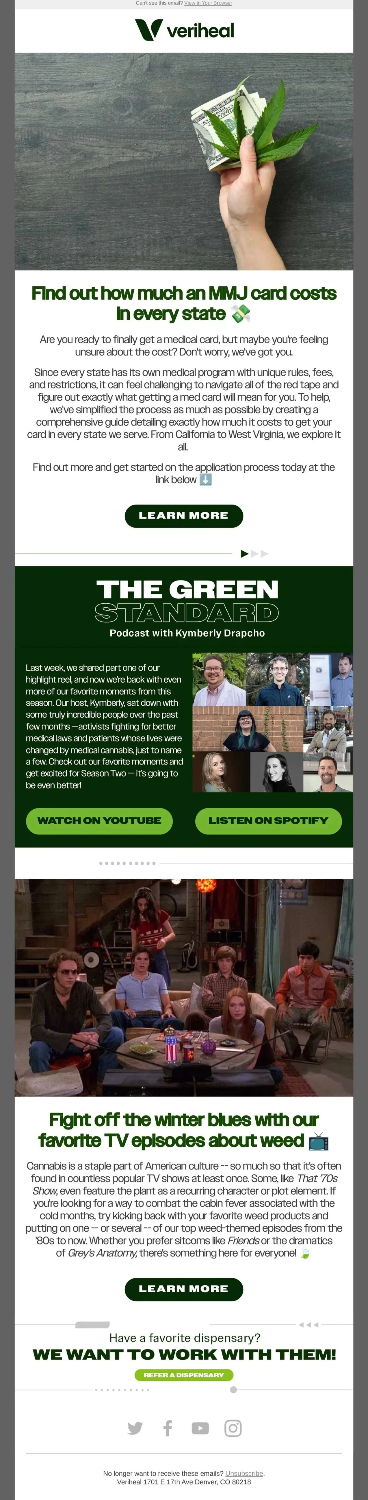 Veriheal Email Newsletter 