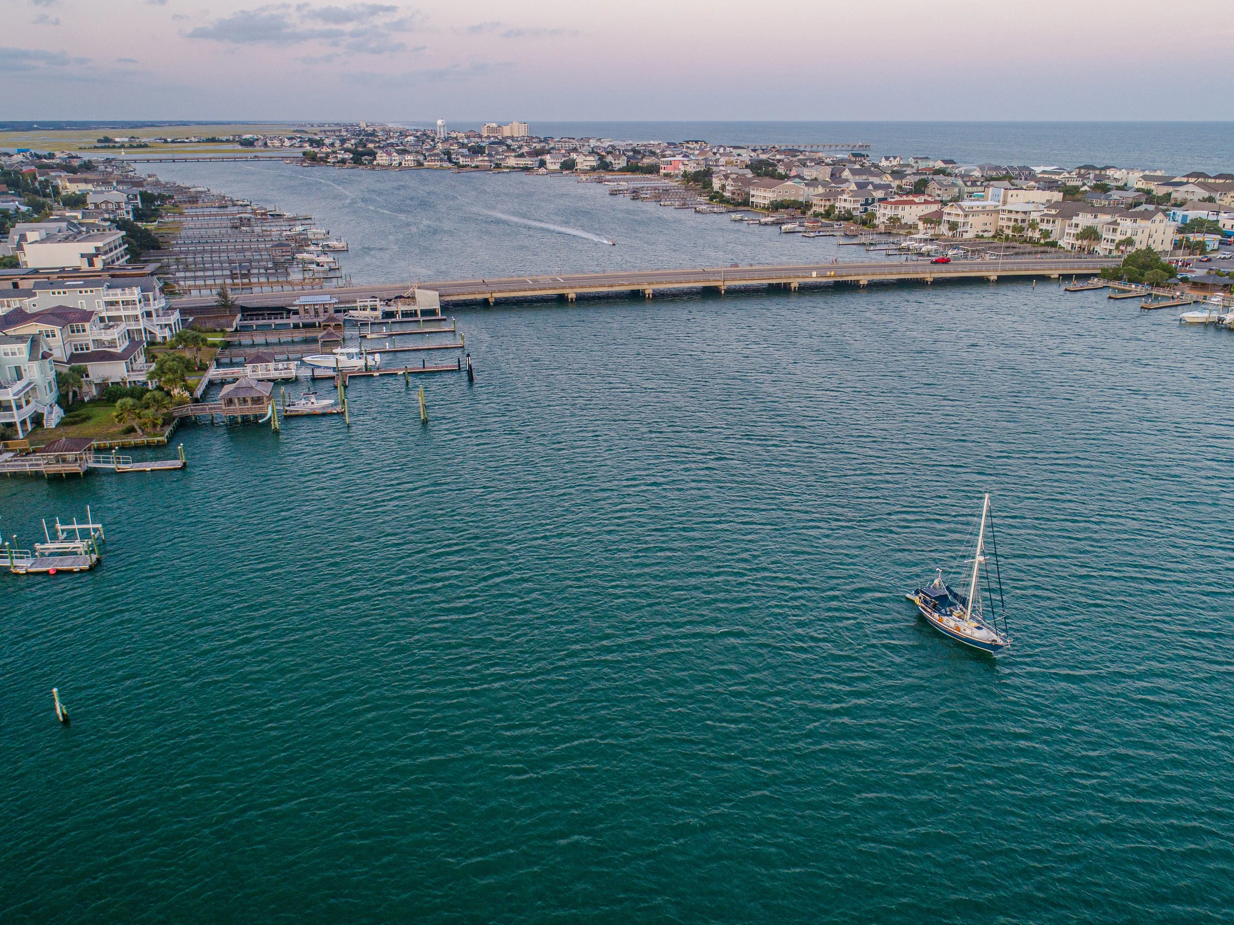 Wrightsville Beach Wilmington NC Intracoastal waterway