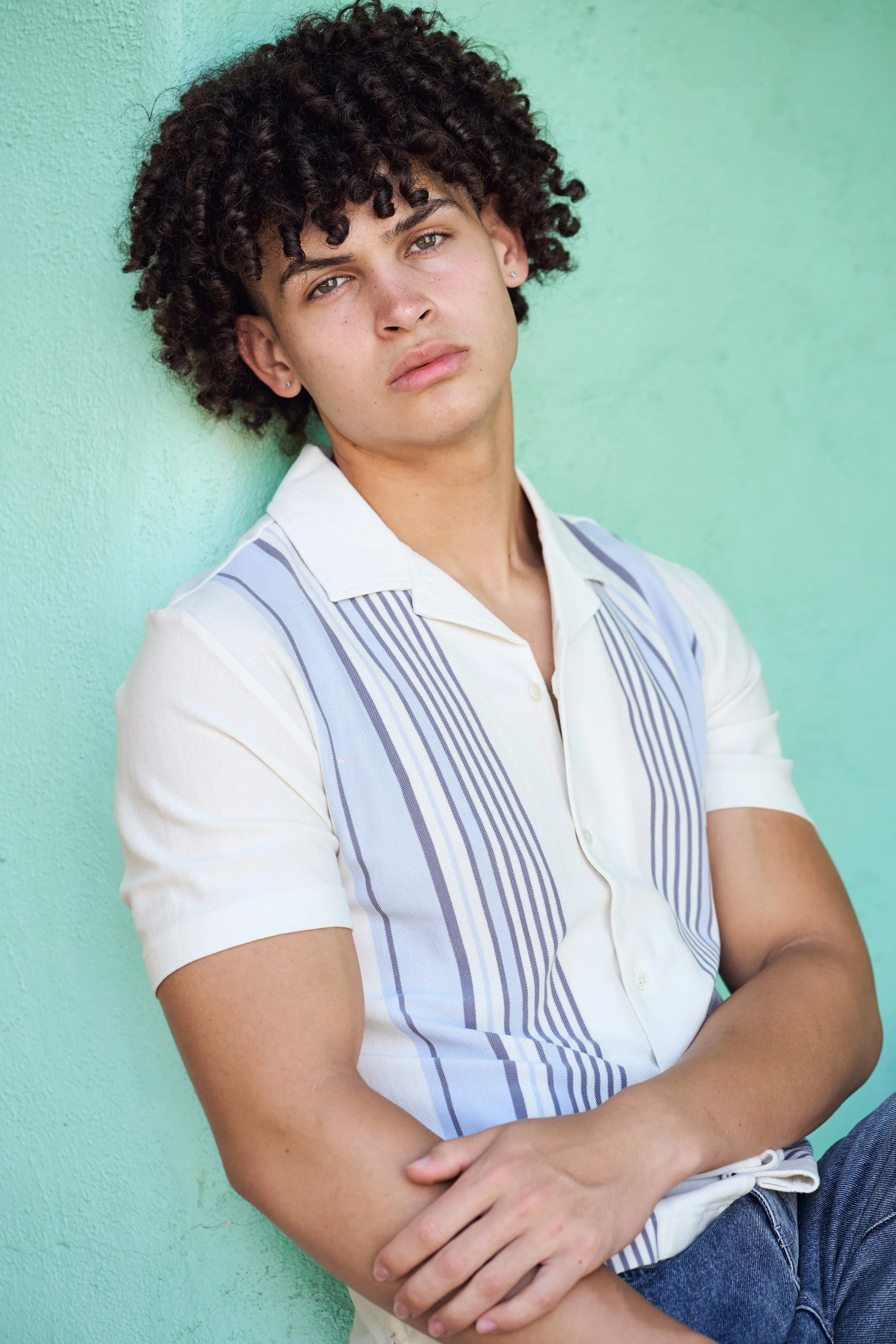 Esteban Jimenez, Models Melange talent, editorial portrait