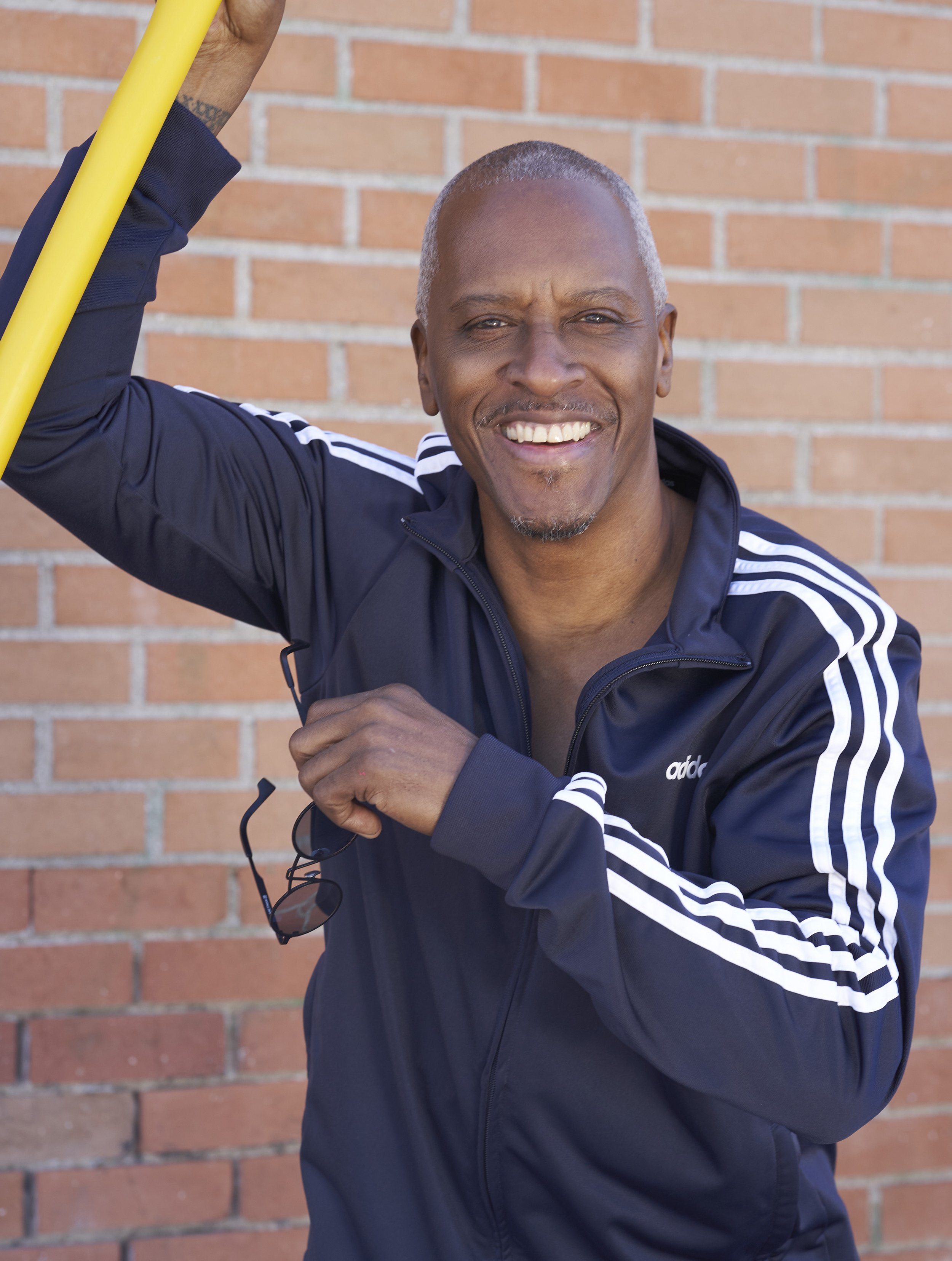 Ric Nunnally, Models Melange talent, in an editorial shoot.