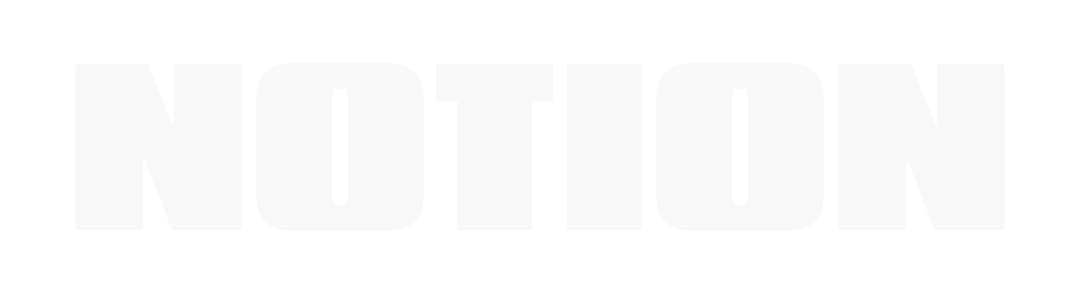 Faint white text spelling 'NOTION' on a light background.