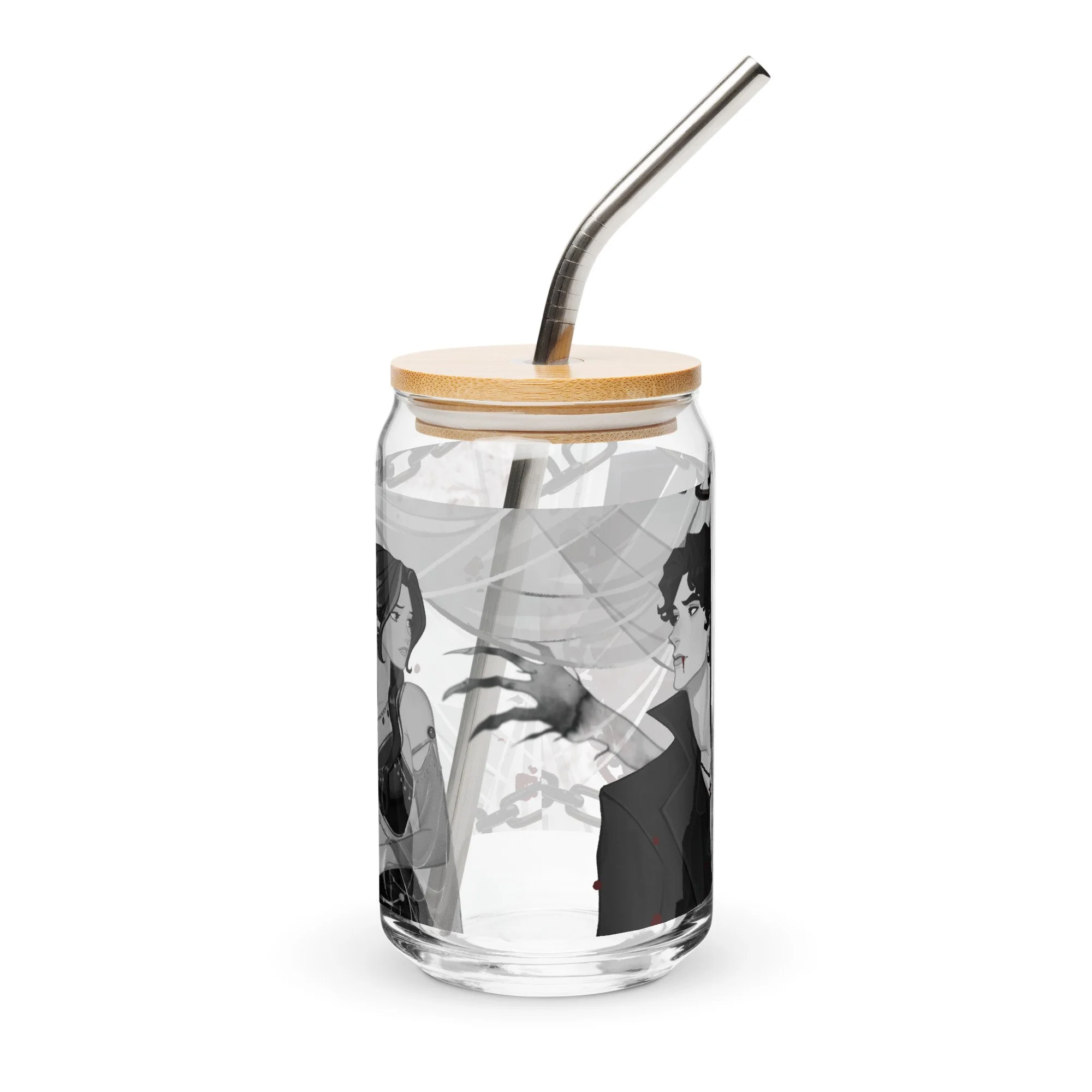 Monster You Made Can-Shaped Glass
