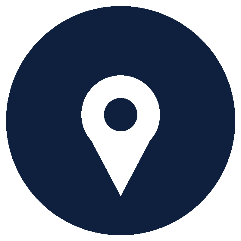 Map pin icon representing local area knowledge