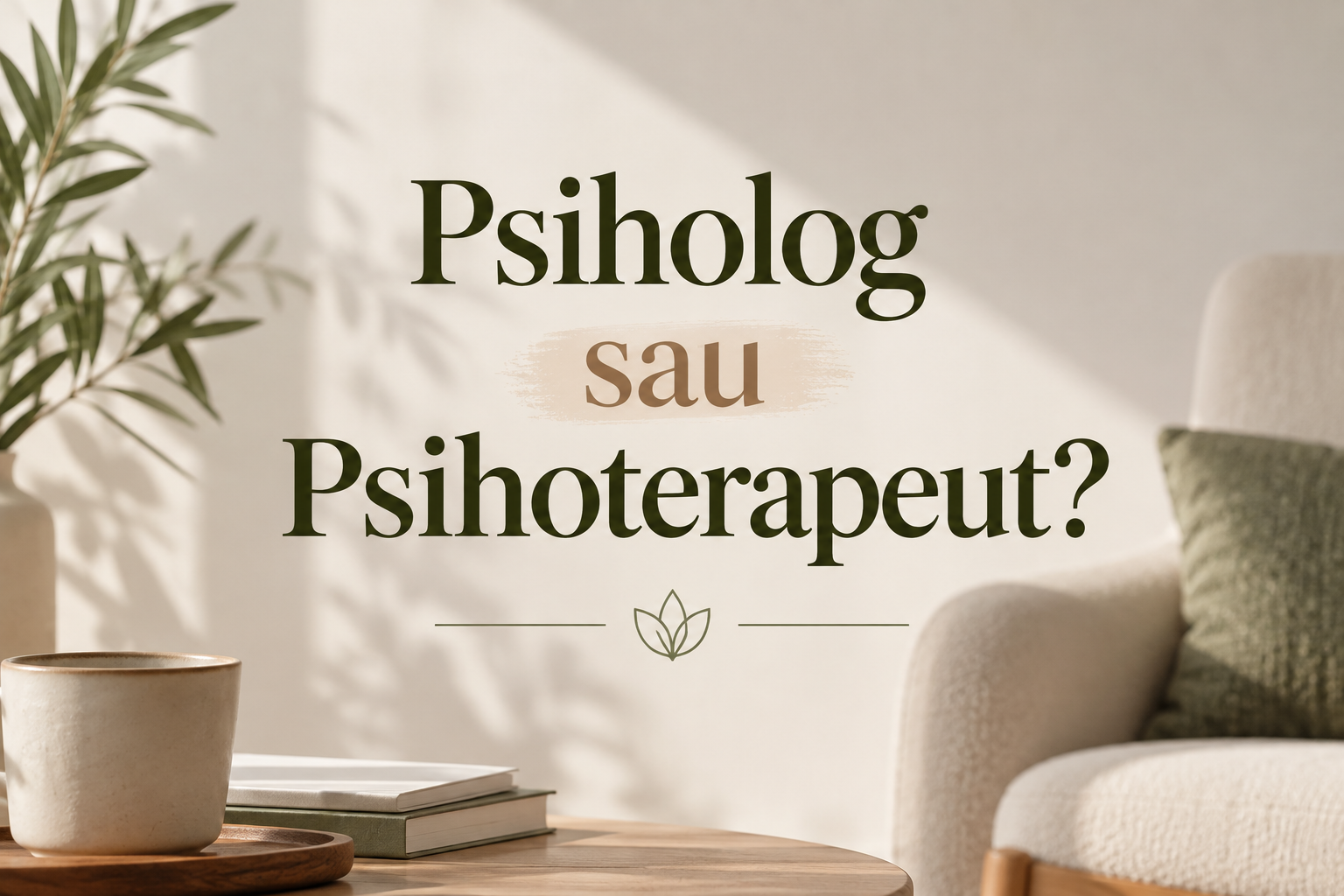 Cauți un psiholog român în UK? Care este diferența dintre psiholog și psihoterapeut?