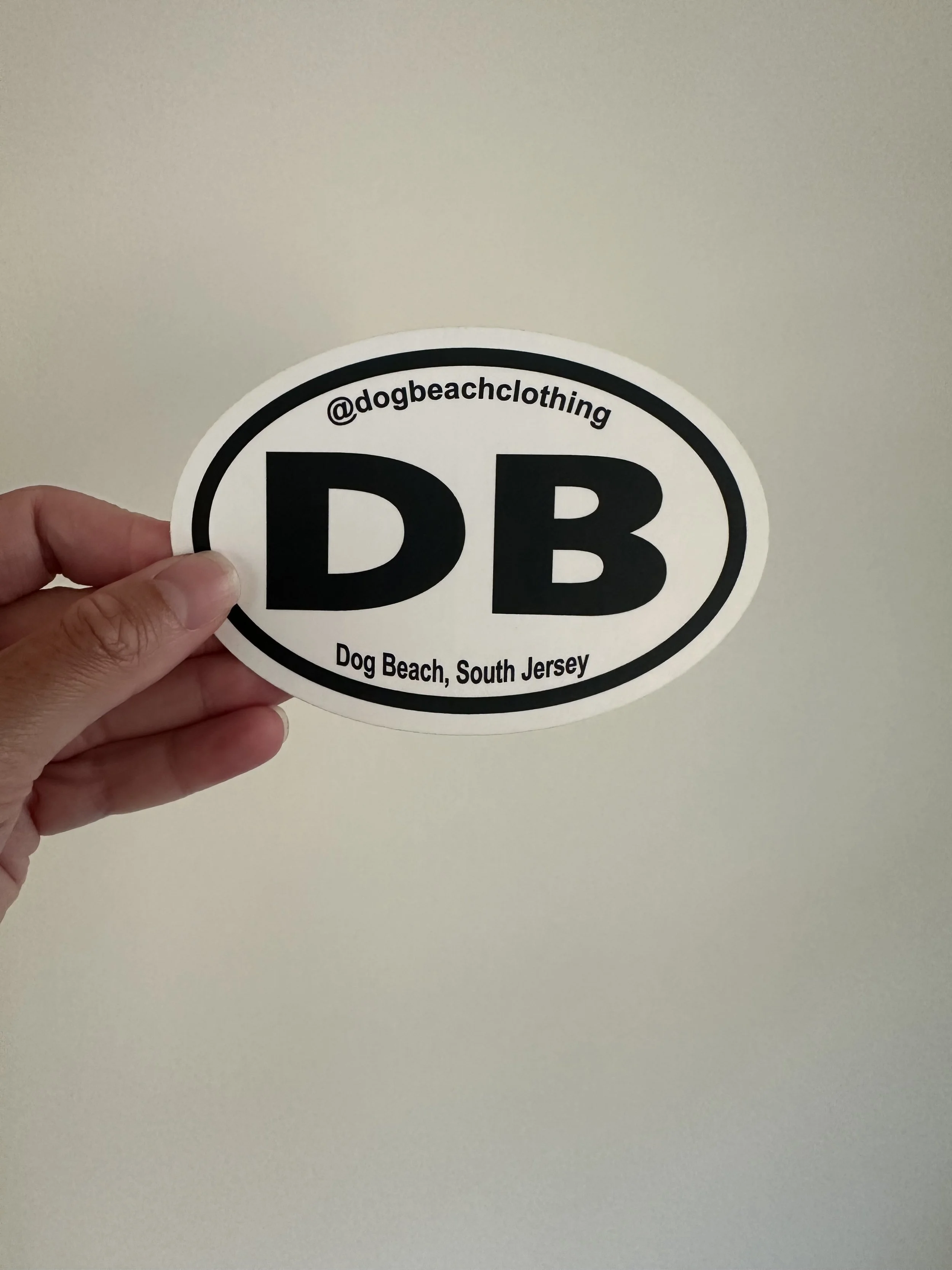 Dog Beach, South Jersey sticker
