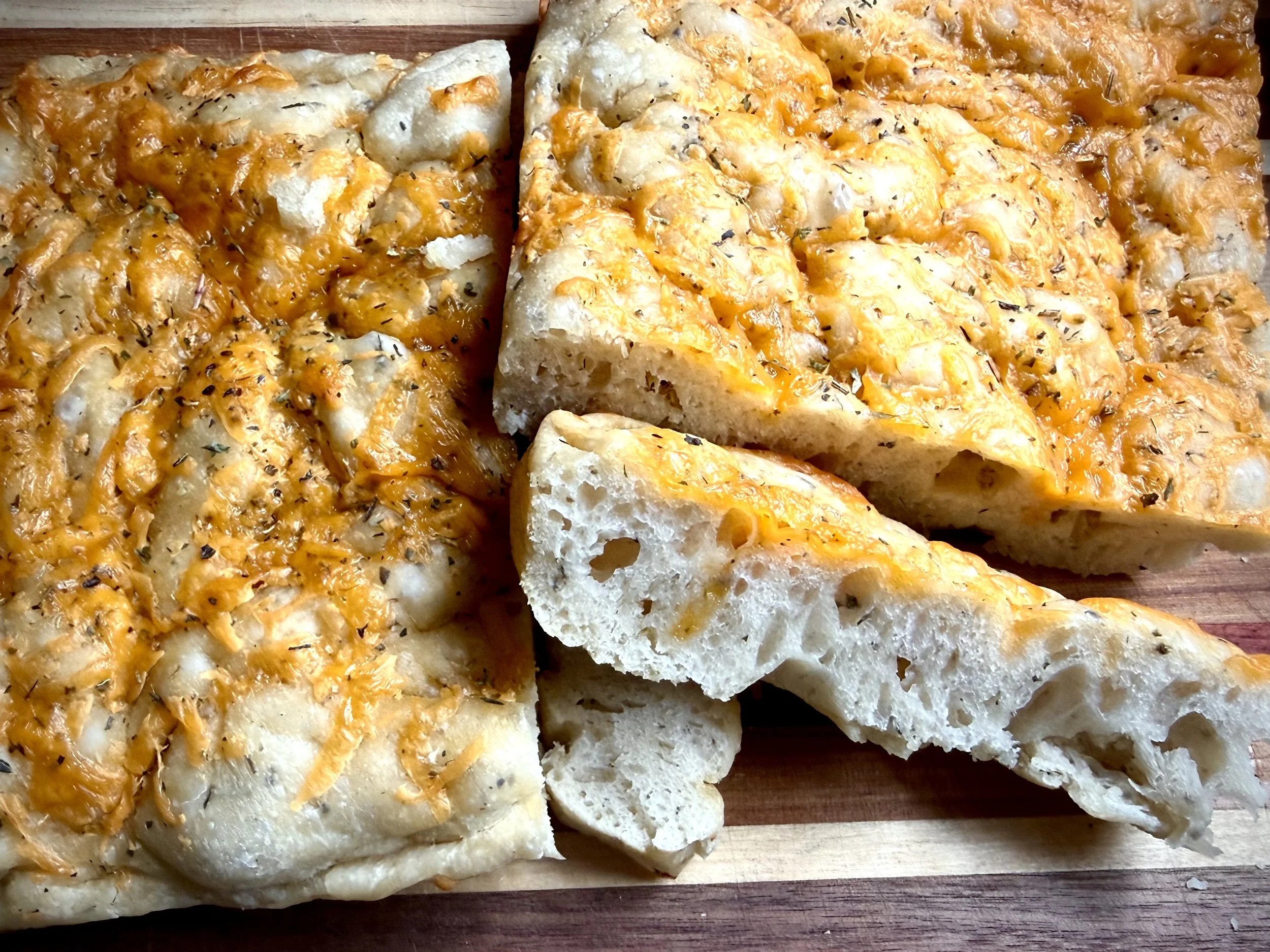 Italian Herb & Cheese Focaccia