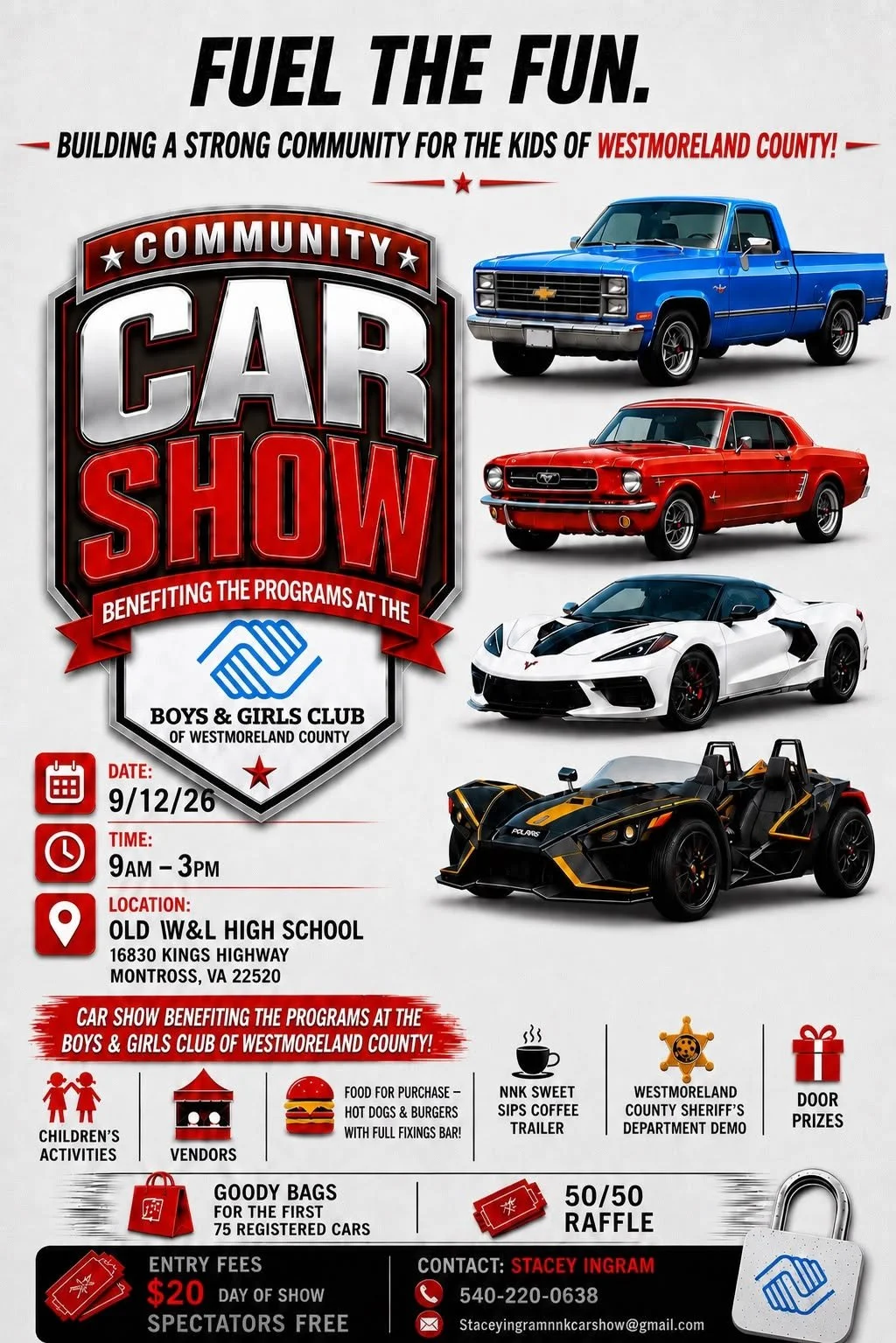 Community Car Show Benefiting The Programs at the Boys & Girls Club of Westmoreland County