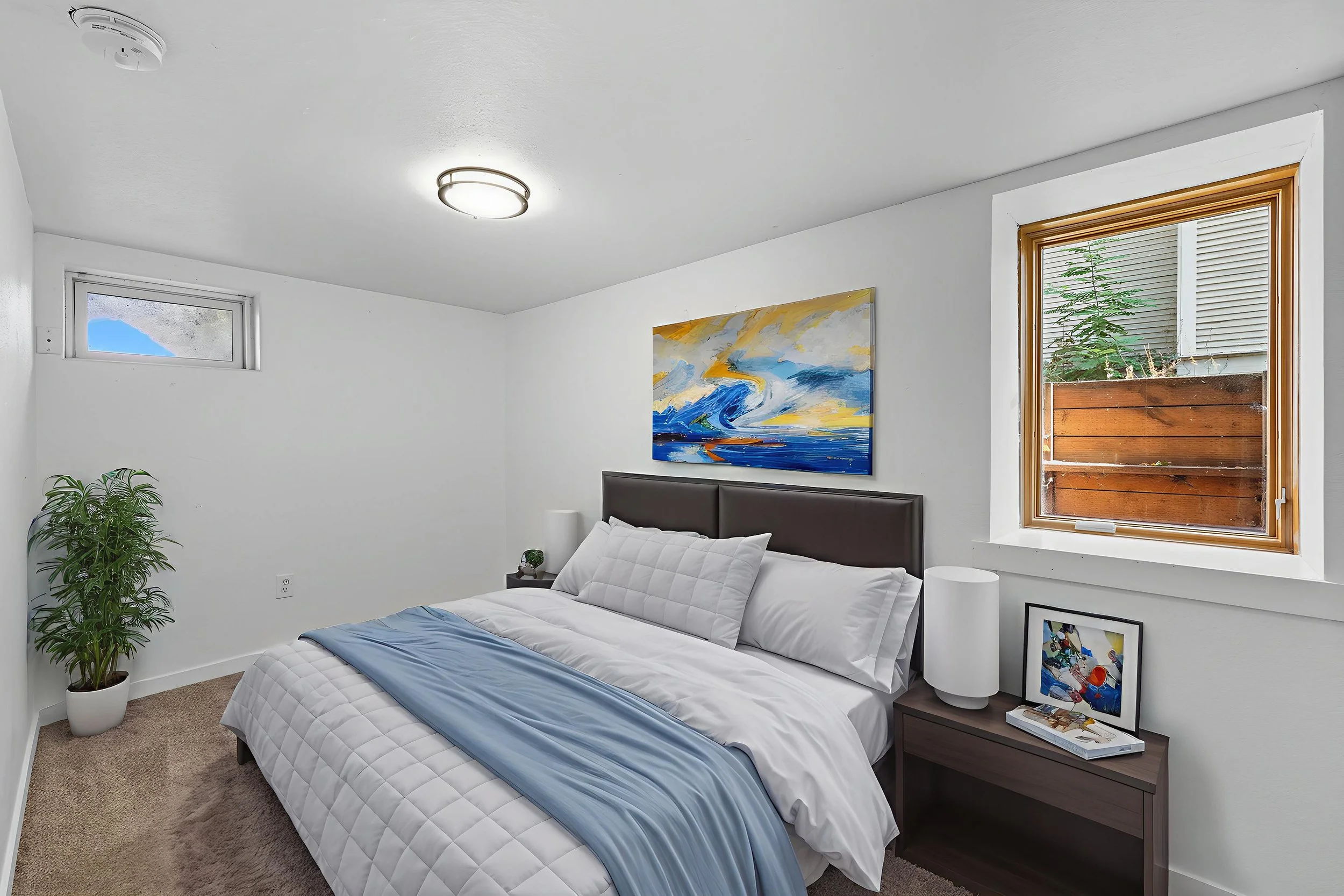 Bedroom in Spokane WA multifamily rental unit interior – Hall Street