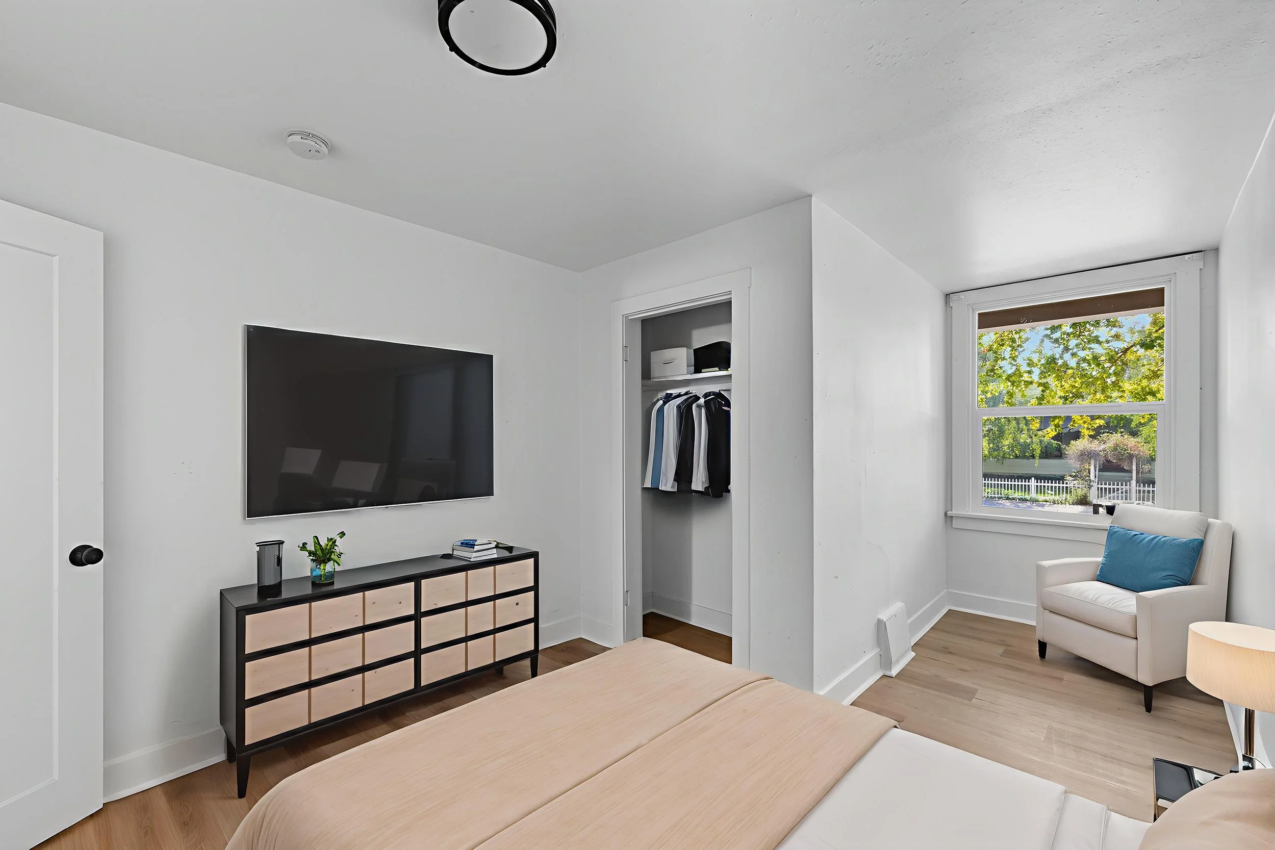 Spokane WA duplex bedroom interior rental property – Hall Street