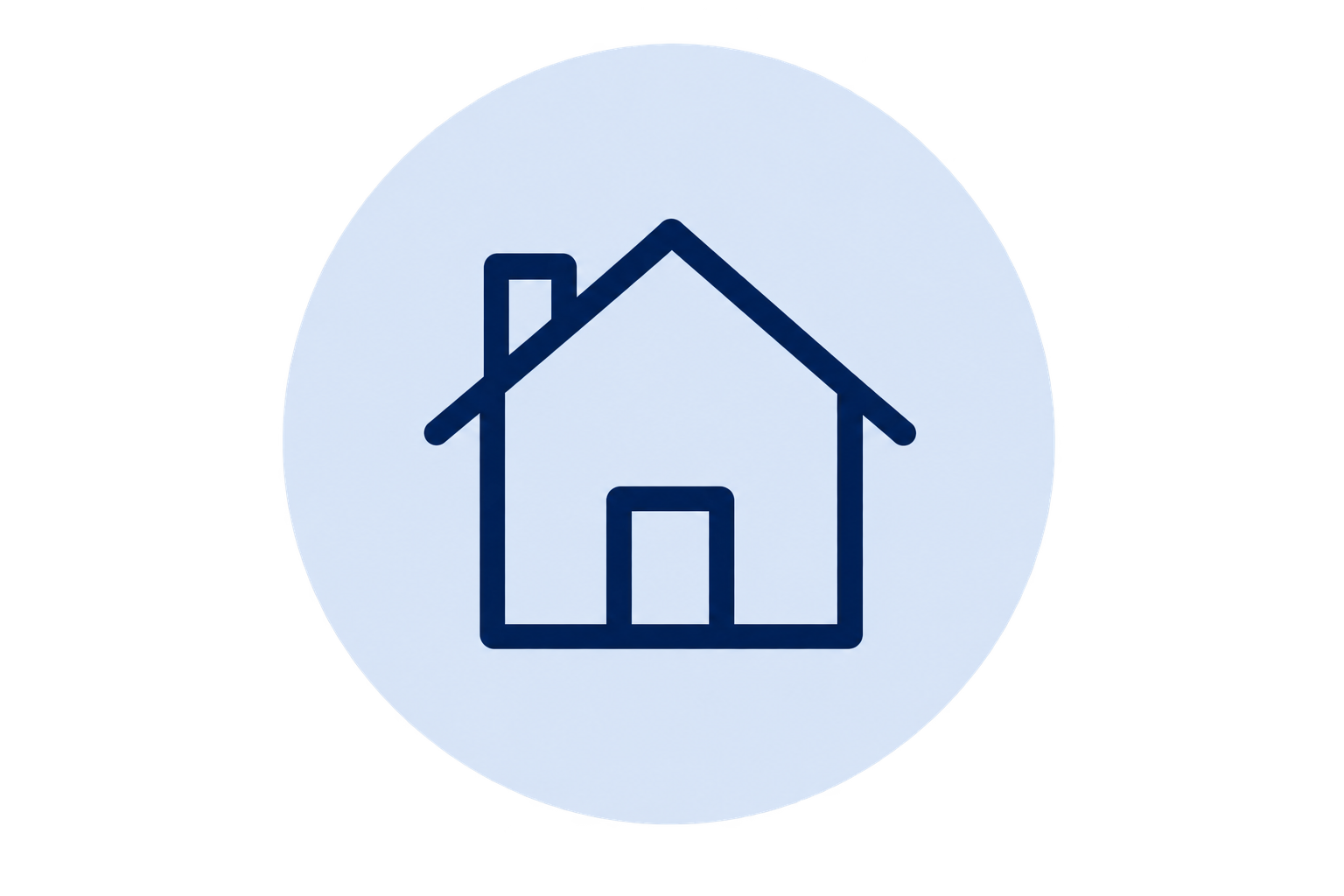 House icon representing cash home buyers who buy houses as-is in Spokane, Washington.