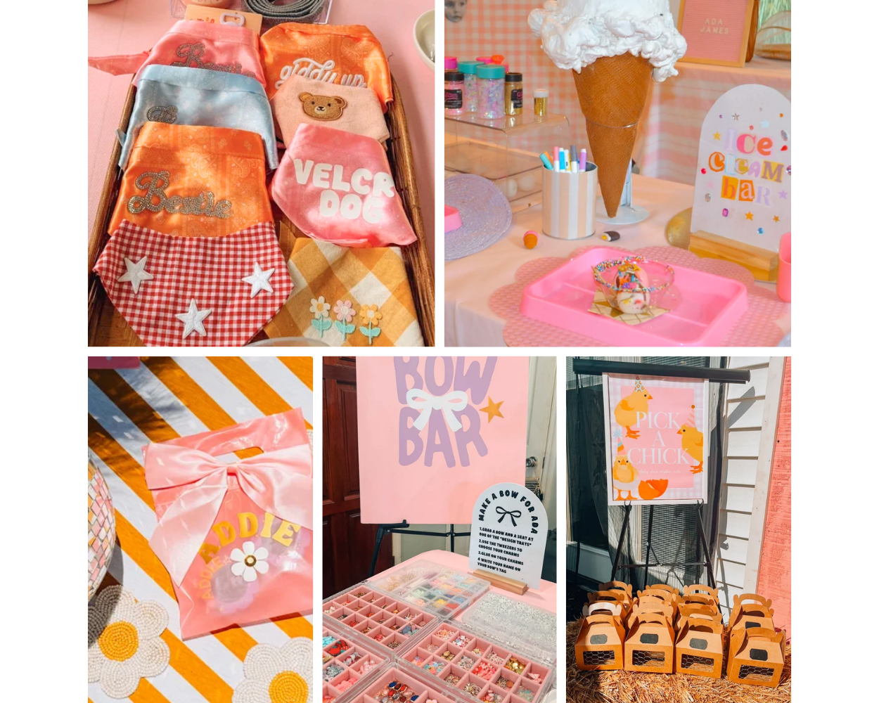 Custom craft bar/activity