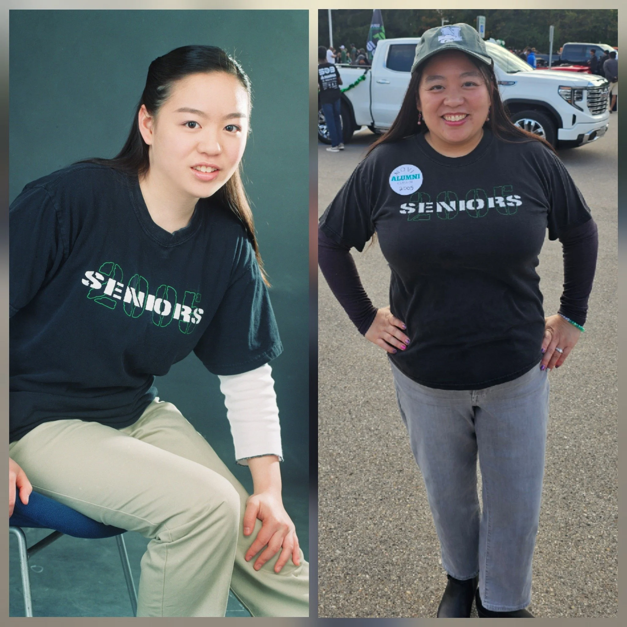 I had a great time walking in the Homecoming Parade today with the Novi Alumni Association and @novieducationalfoundation 💚 thank you for the opportunity to wear my class of 2005 senior shirt again! 😂

#onceawildcat #alwaysawildcat