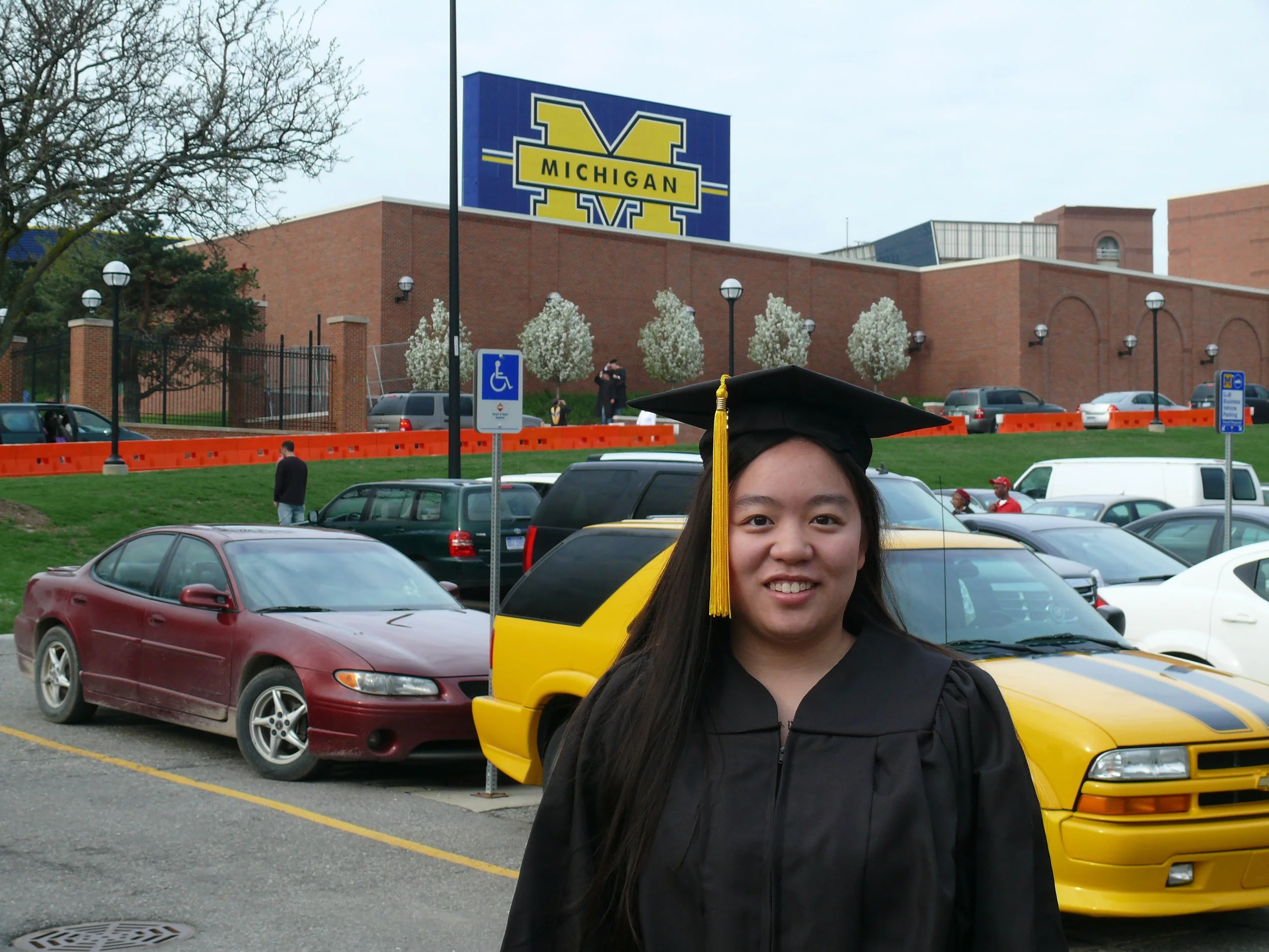 Dr. Cassie Lopez-Jeng at her graduation from University of Michigan.