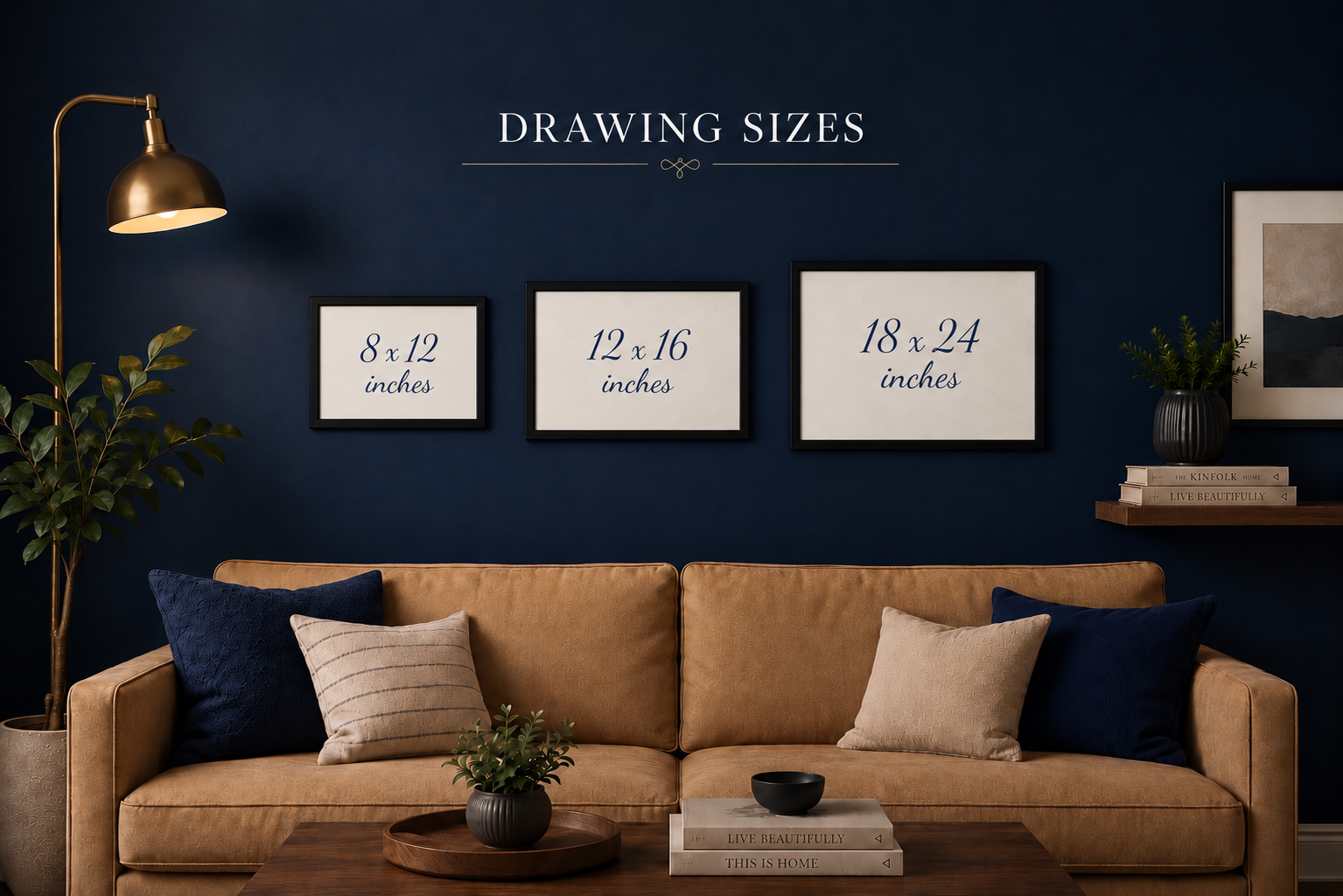 Premium Metal Framed Original Artwork