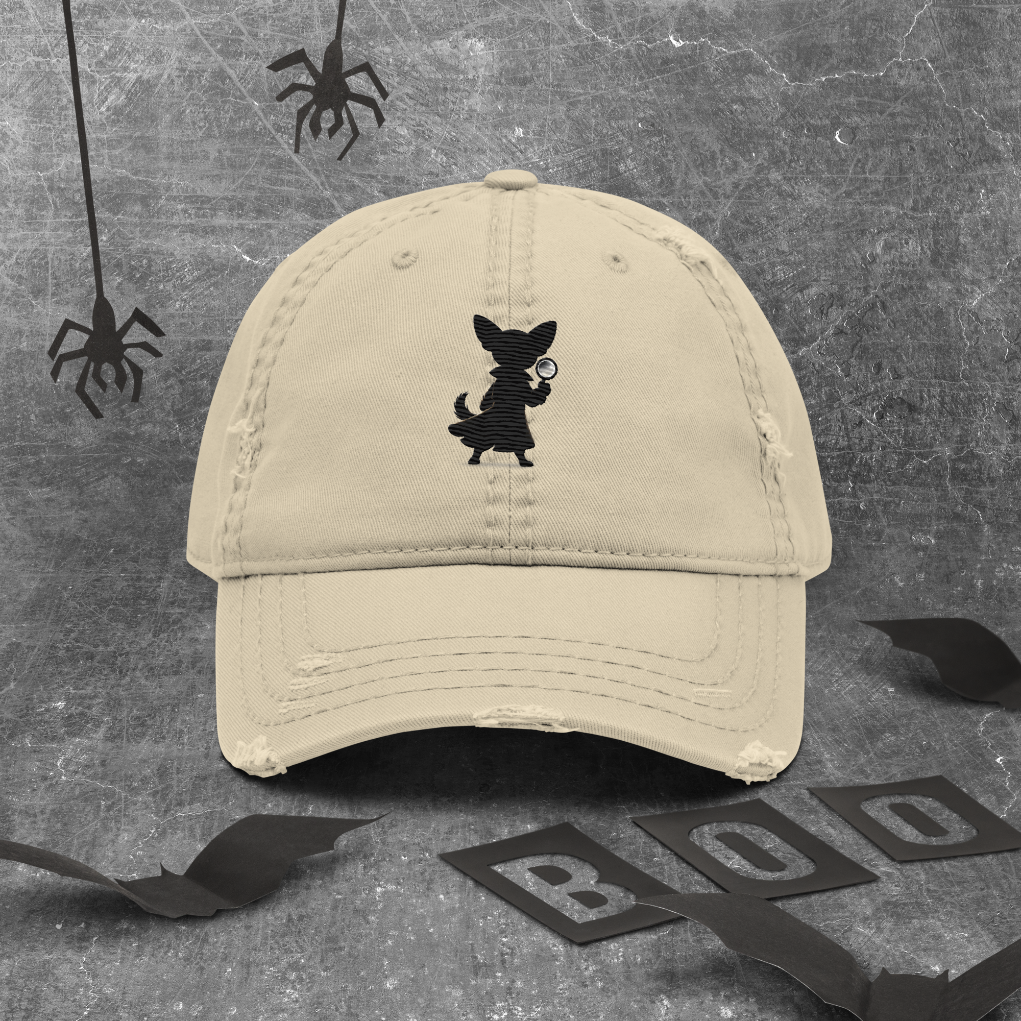 Mia Bones Mysteries Logo Distressed Hat