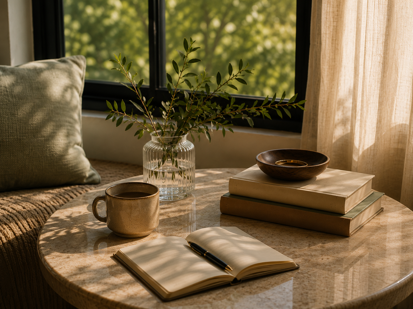 Comfortable room supporting emotional healing and growth