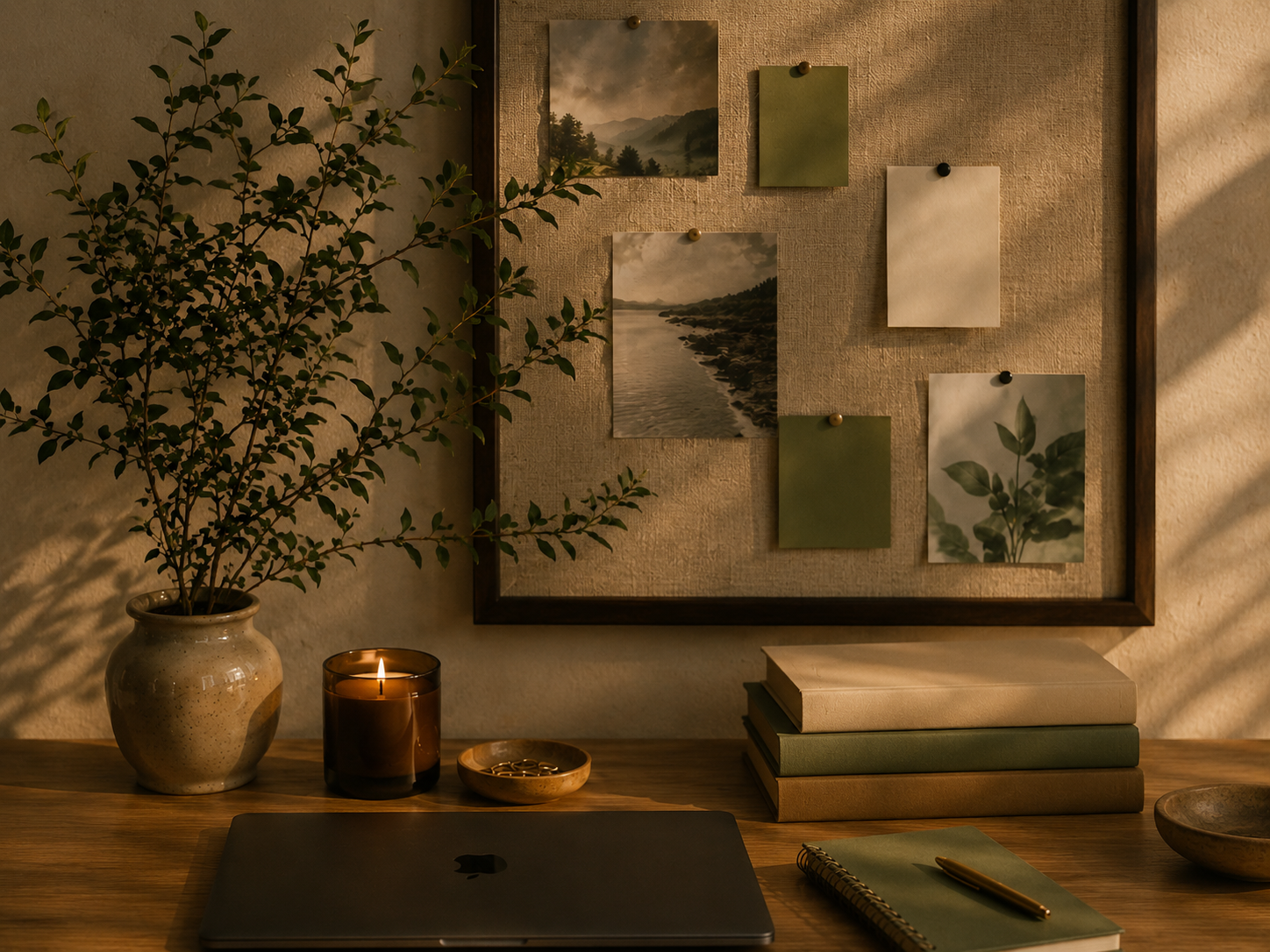 Virtual counseling office with welcoming neutral decor